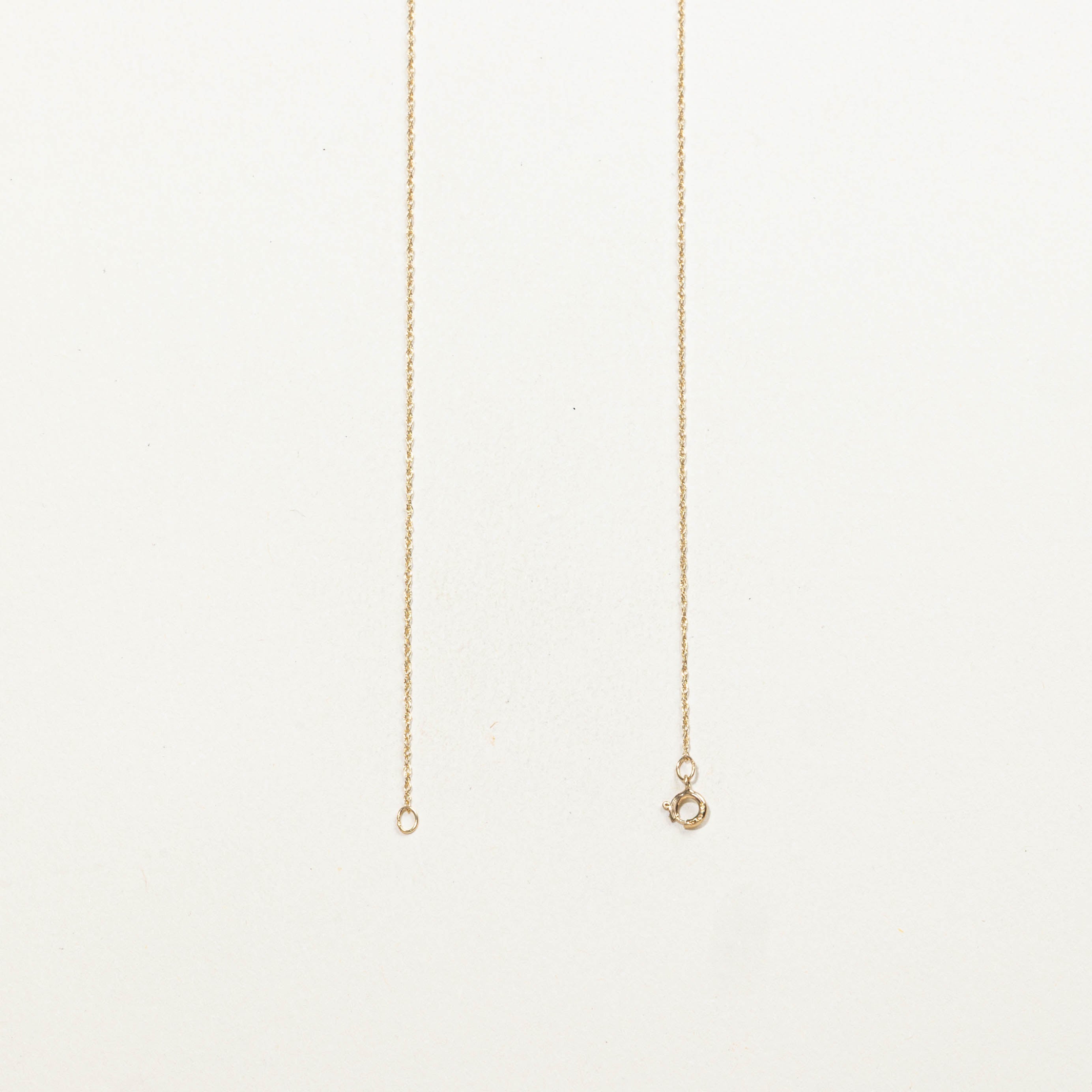 10k Three Stone Diamond Drop Pendant Necklace | 0.07ctw | 19"