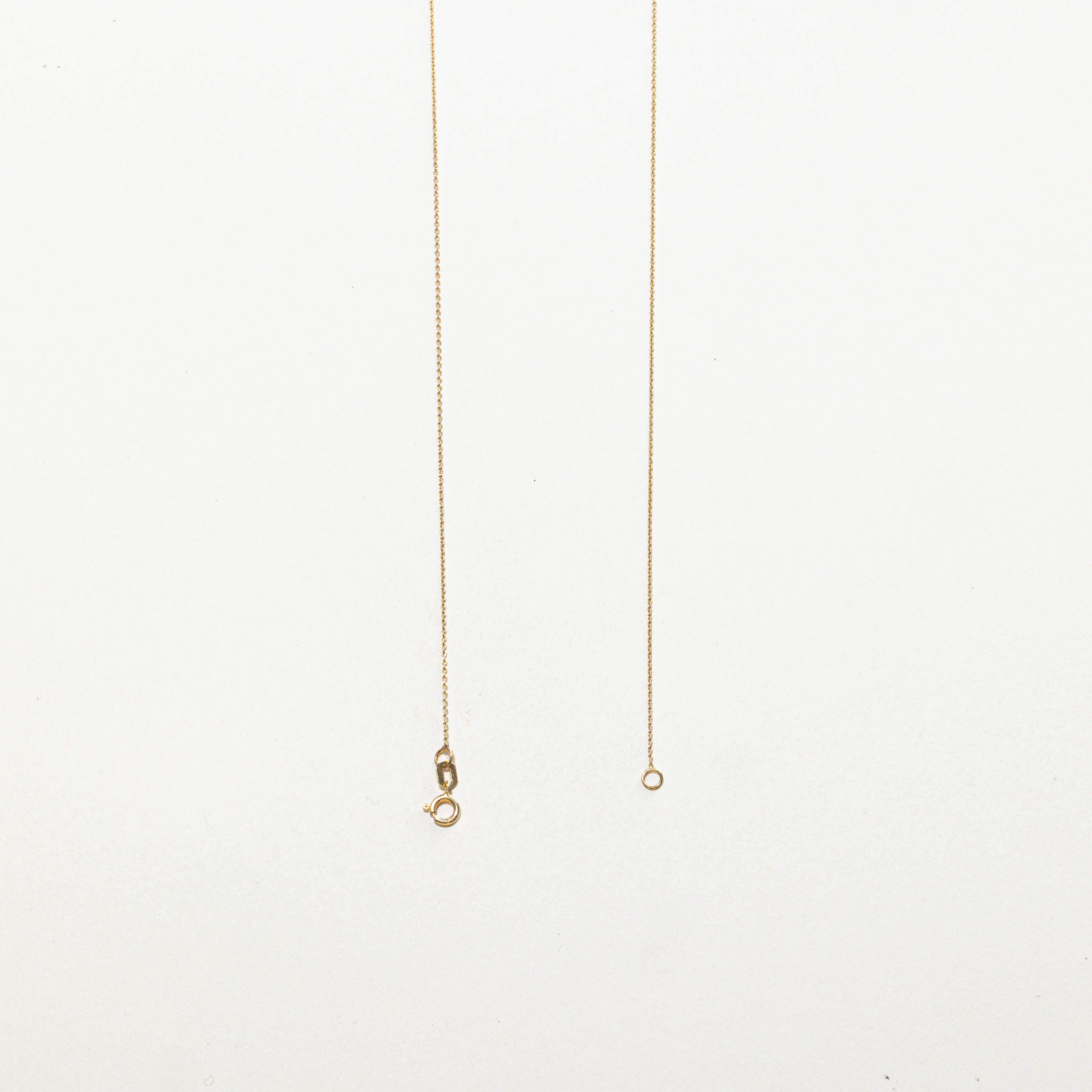 14k Diamond Swirl Geometric Pendant Necklace | 0.15ctw | 18"