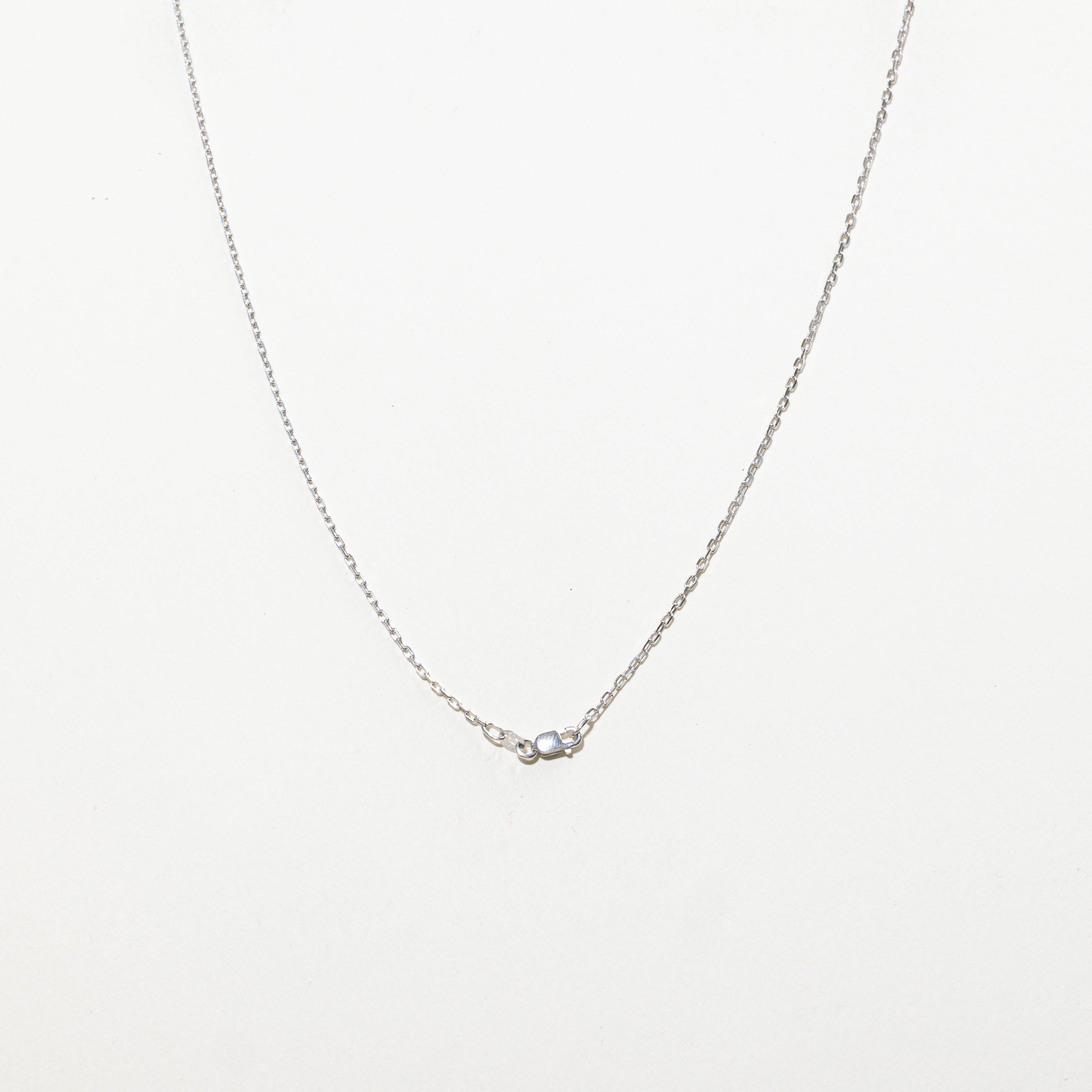 10k Diamond Bar Bypass Pendant Necklace | 0.10ctw | 18"
