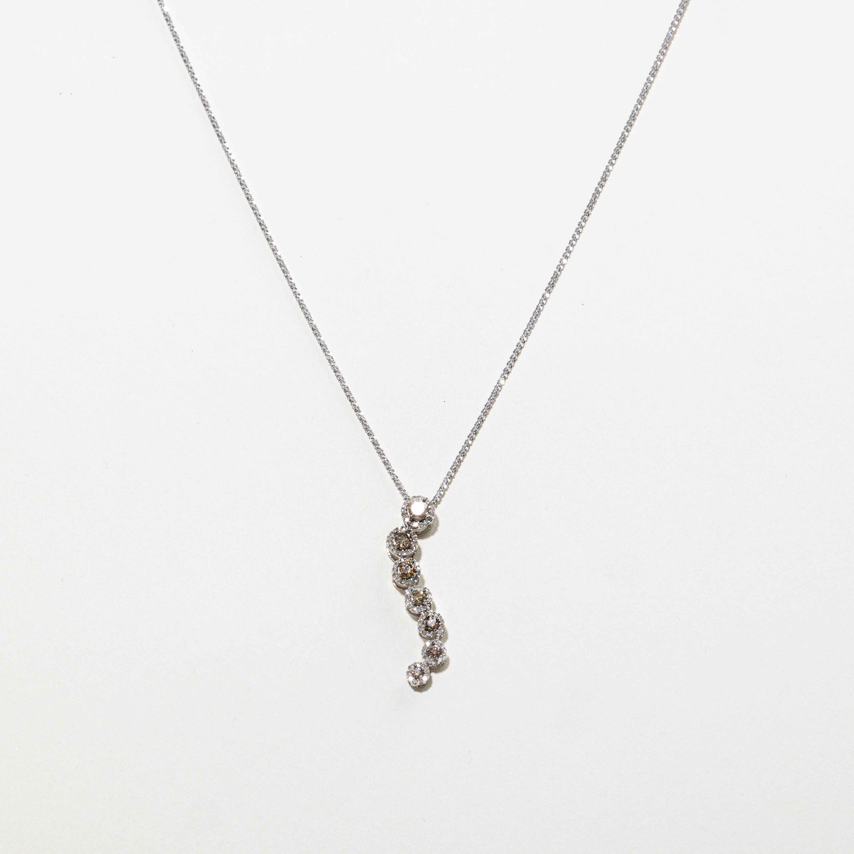 10k Diamond Journey Necklace | 1.08ctw | 18"