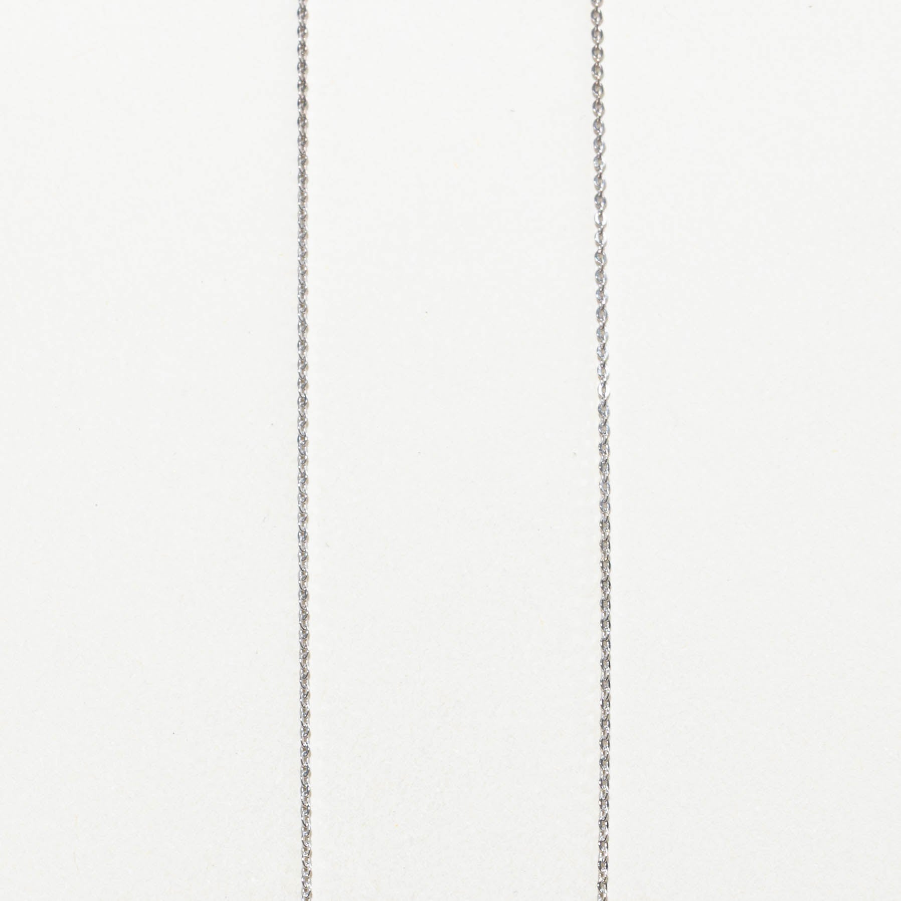 18k White Gold Diamond Halo Pendant Necklace | 0.27ctw | 17"