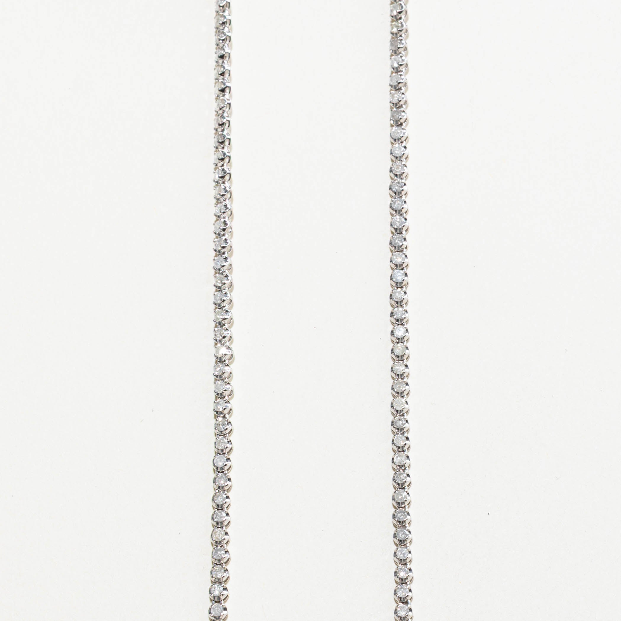 14k Graduated Diamond Tennis Necklace | 5.00ctw | 16"
