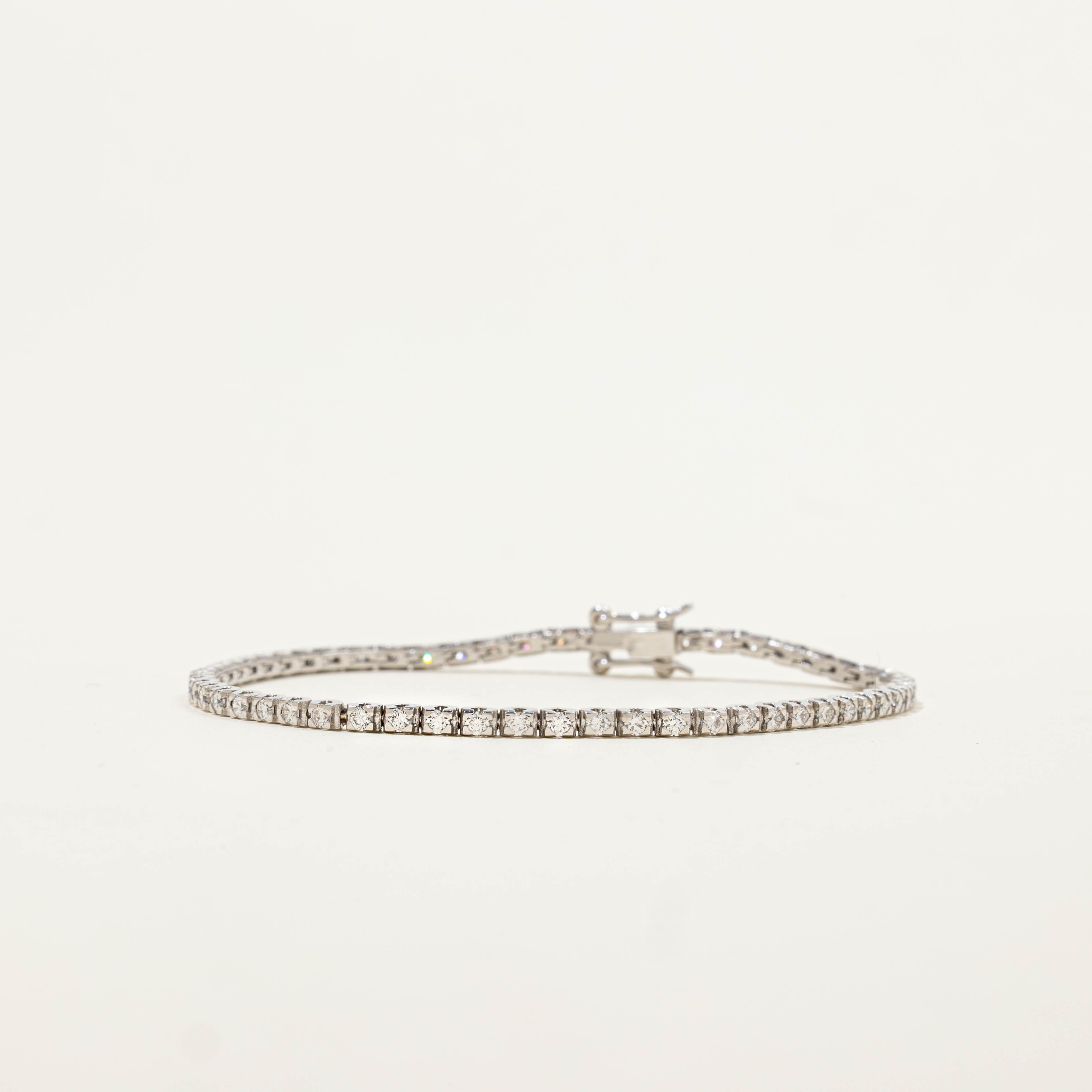 18k Diamond Tennis Bracelet | 1.75ctw VS1/VS2 G/H | 7"