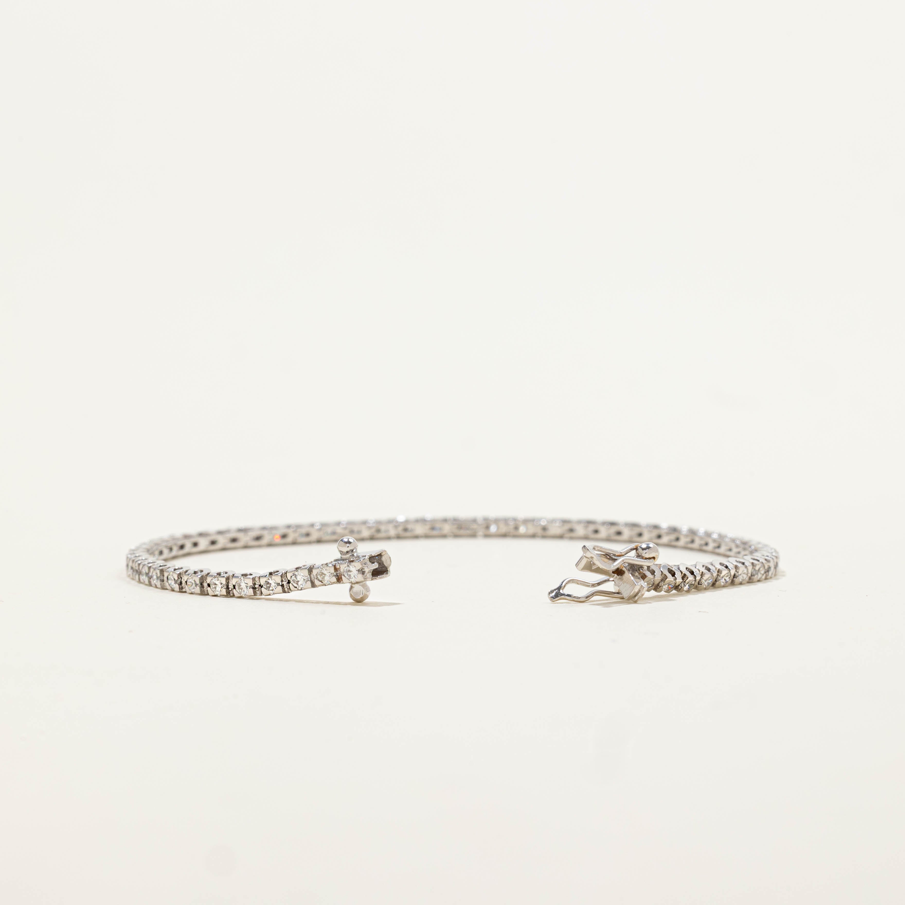 18k Diamond Tennis Bracelet | 1.75ctw VS1/VS2 G/H | 7"