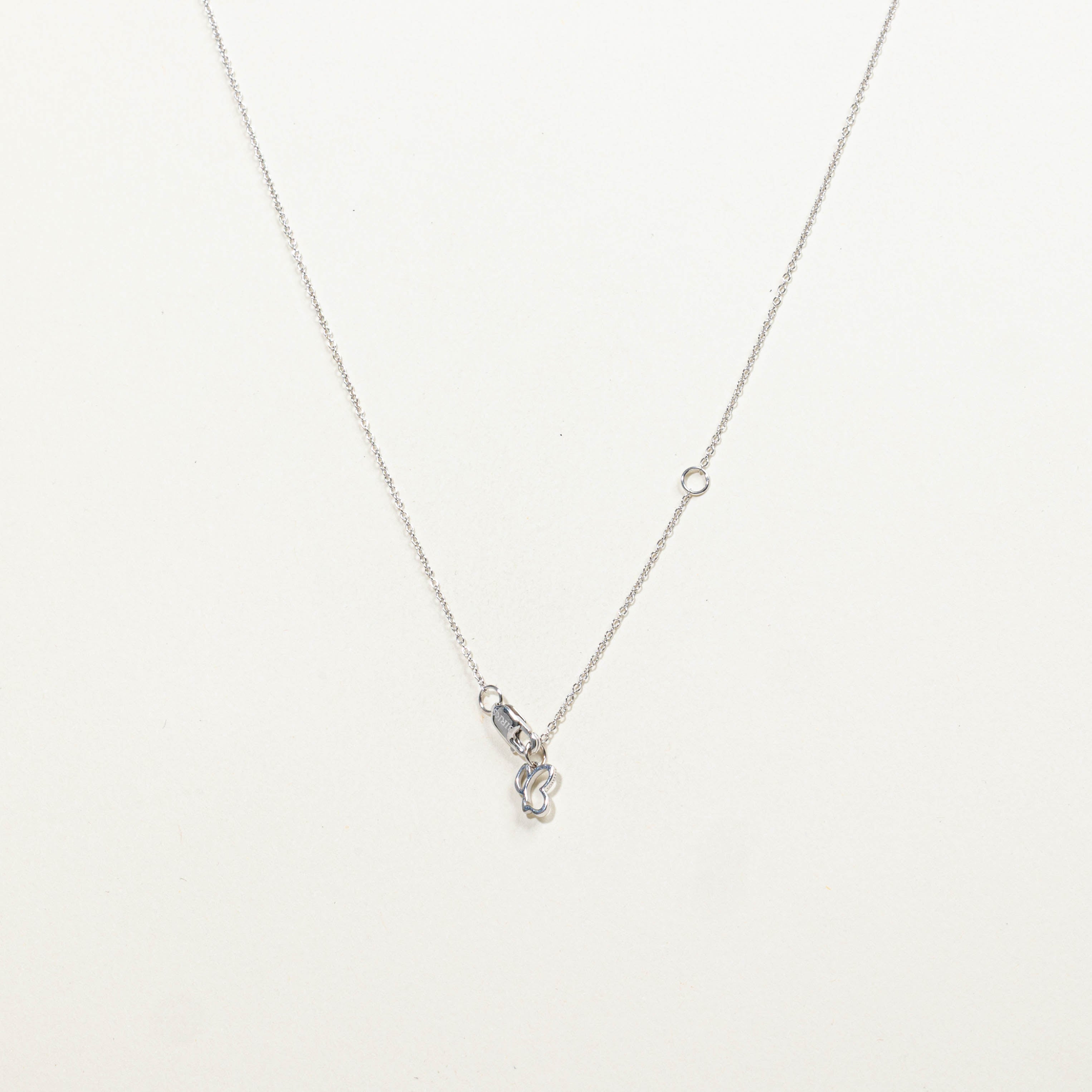 ‘Birks’ 18k Diamond Snowflake Pendant Necklace | 0.29ctw | 18"