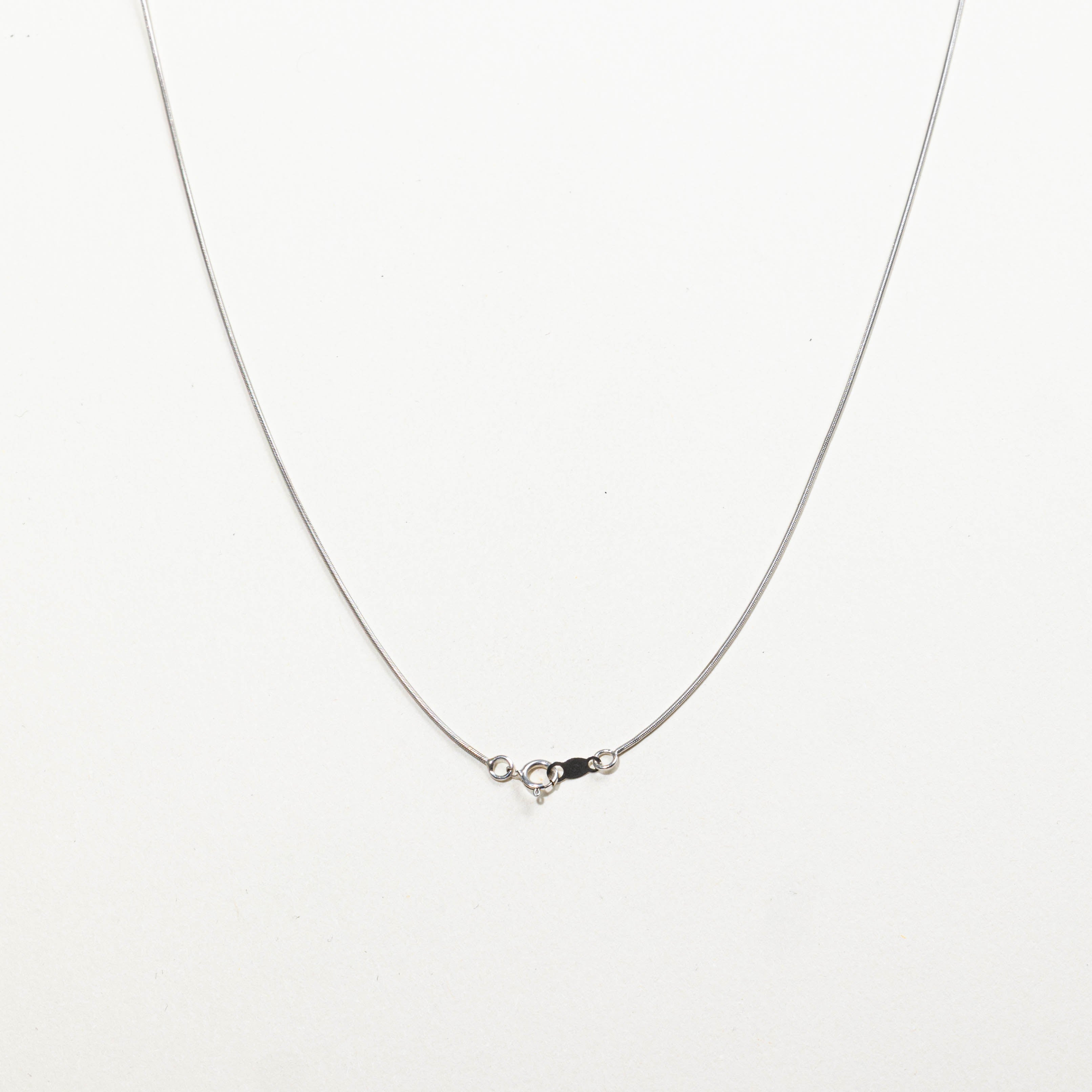14k Bezel Set Diamond Necklace | 0.11ctw | 18"
