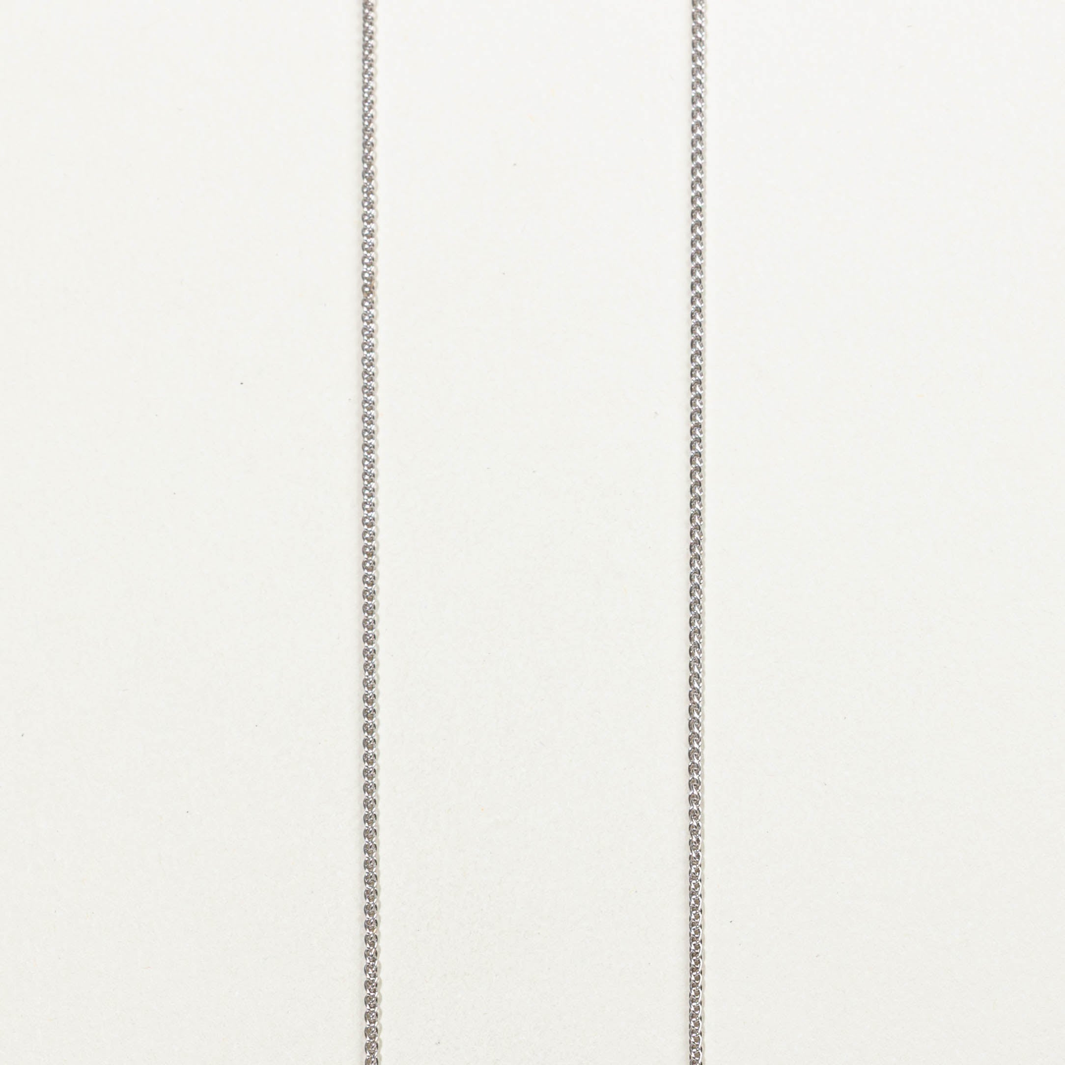 ‘Birks’ 18k Diamond Teardrop Pendant Necklace | 0.76ctw | 17"