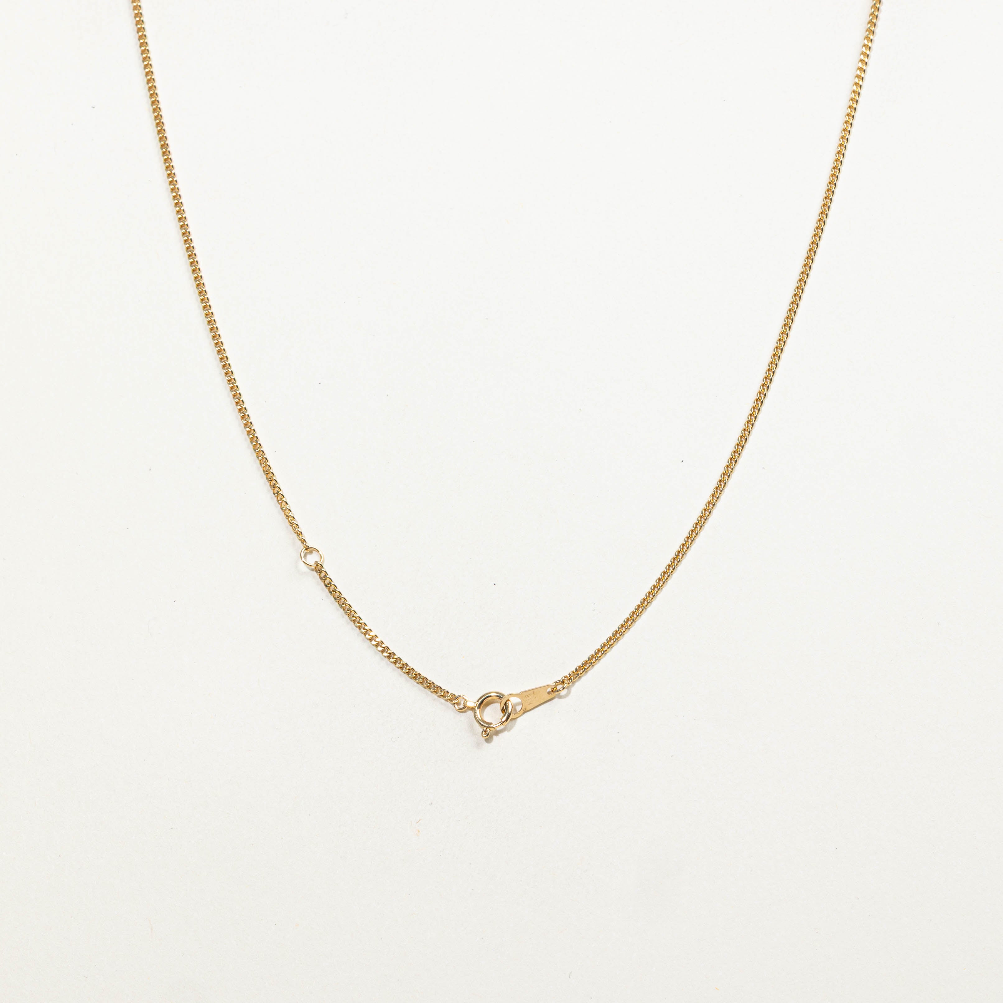 18k Solitiare Diamond Pendant Necklace | 0.28ct | 16"