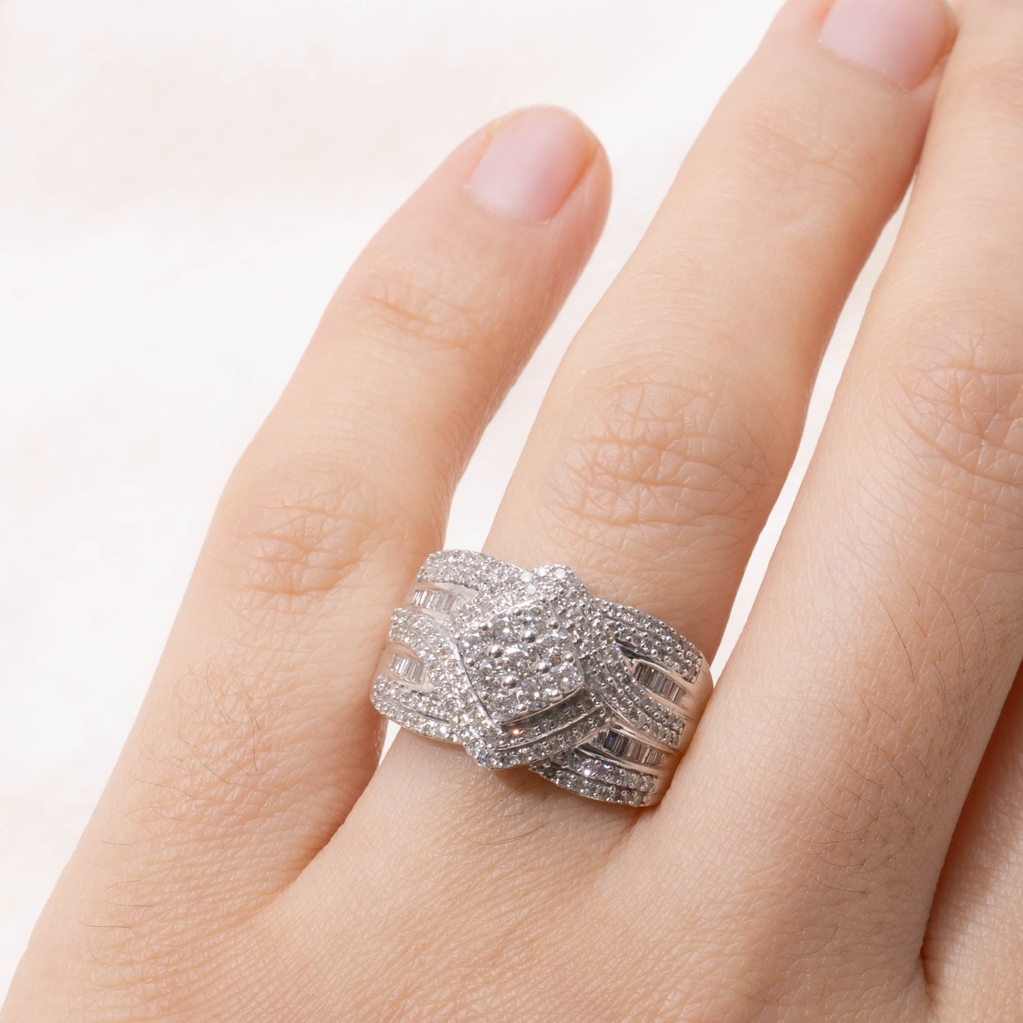 10k Multi Cut Diamond Cluster Ring | 0.45ctw | SZ 7