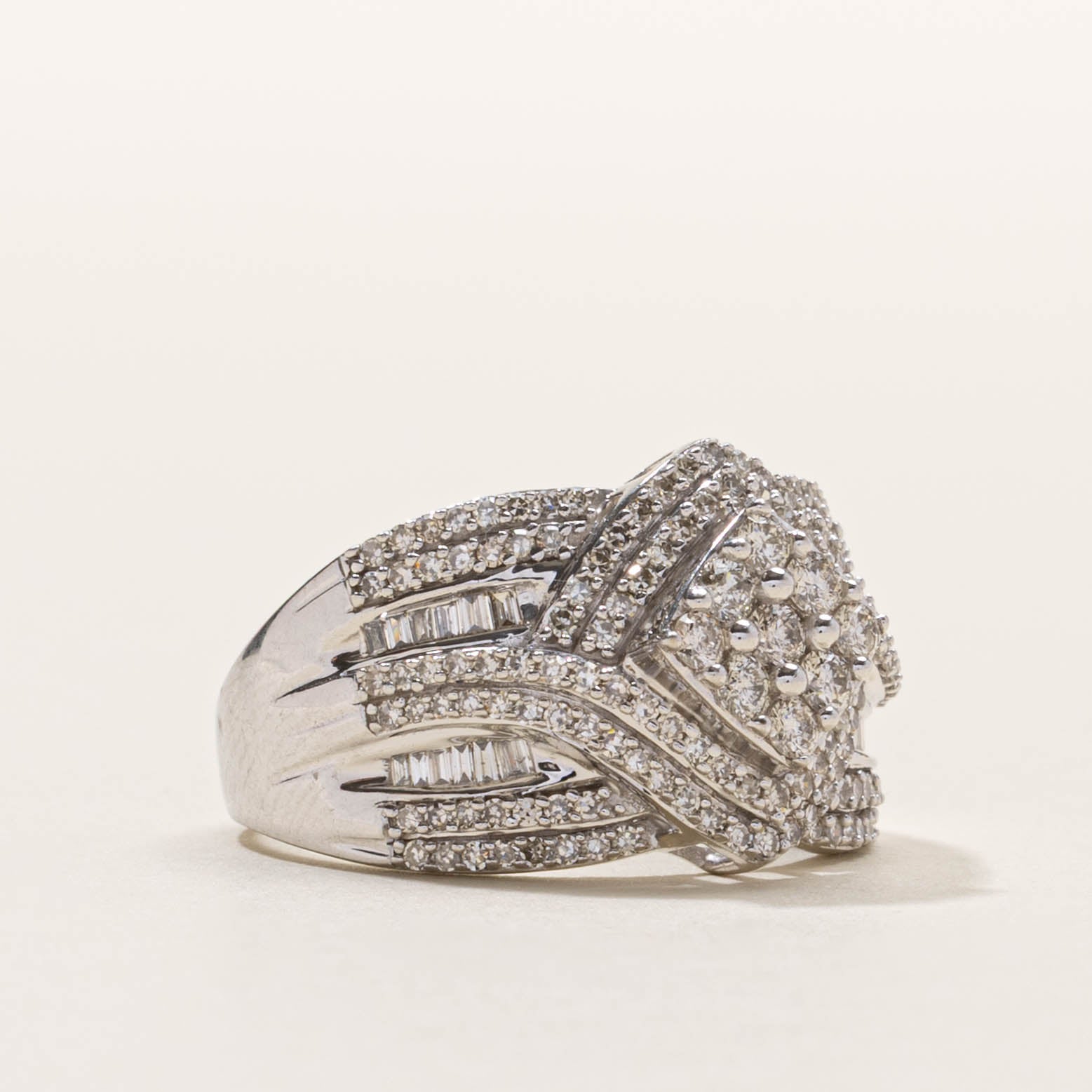 10k Multi Cut Diamond Cluster Ring | 0.45ctw | SZ 7