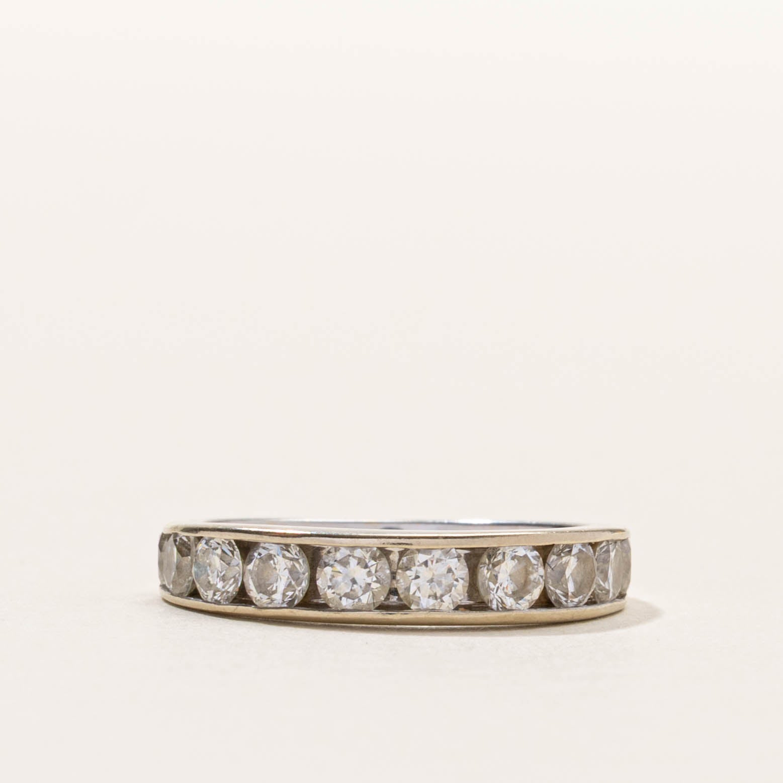14k Channel Set Semi Eternity Diamond Band | 1.00ctw | SZ 5