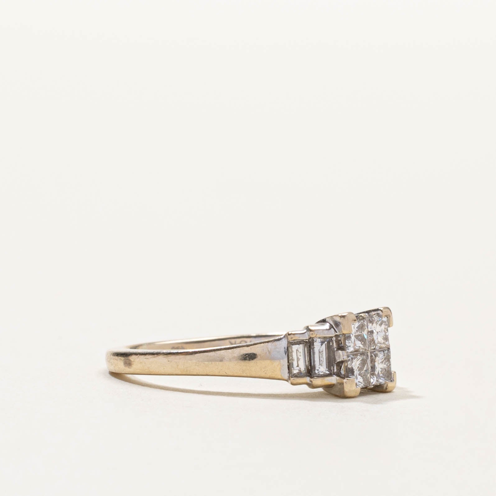 18k Diamond Grid Accented Ring | 0.50ctw | SZ 4.75