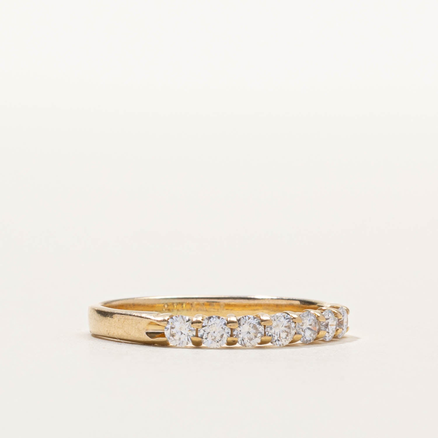 14k Seven Stone Diamond Band | 0.43ctw | SZ 7.5
