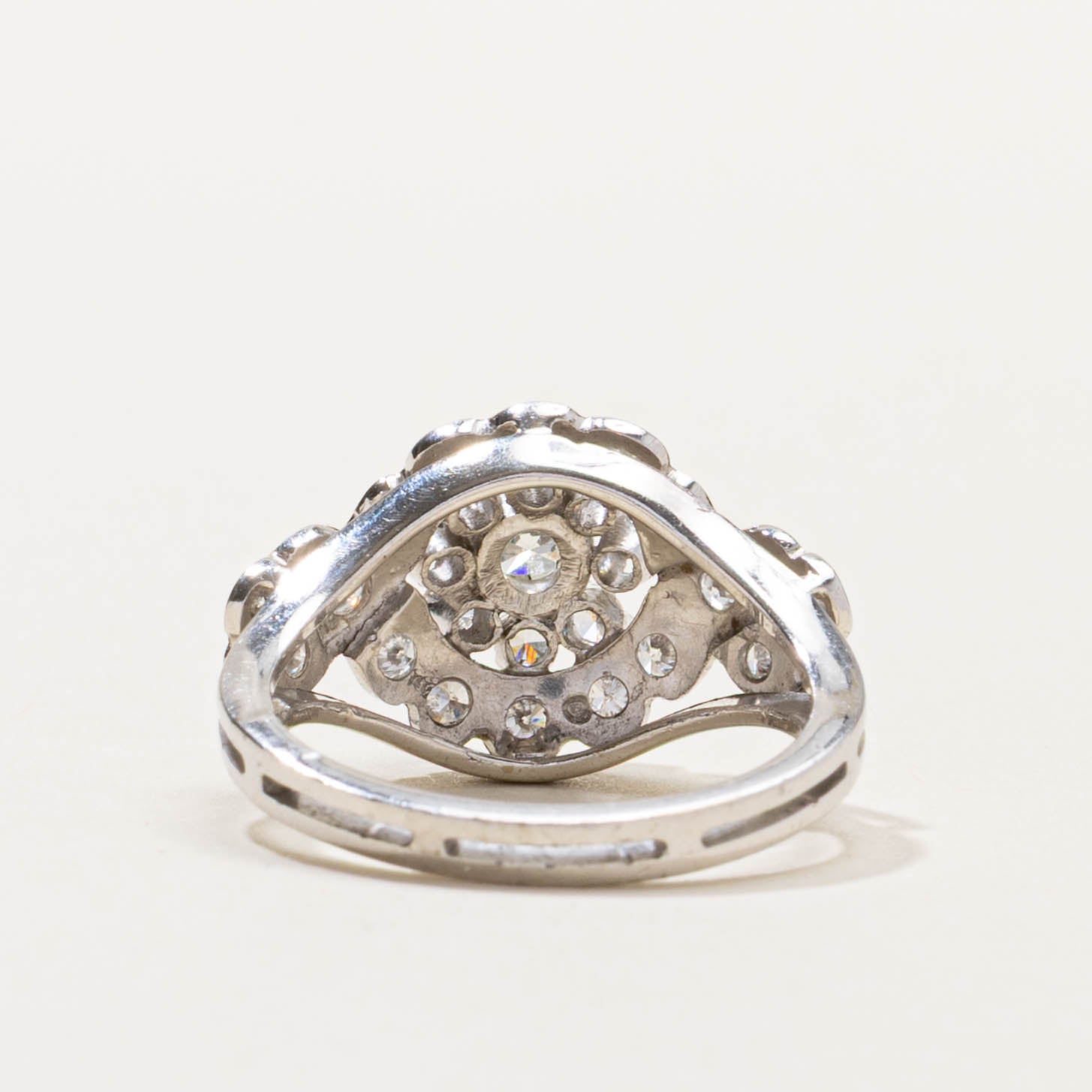 14k Diamond Cluster Dome Ring | 0.67ctw | SZ 6