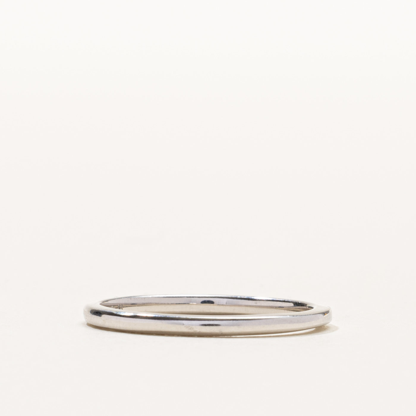 10k Pavé Set Semi Eternity Diamond Band | 1.75mm | SZ 7