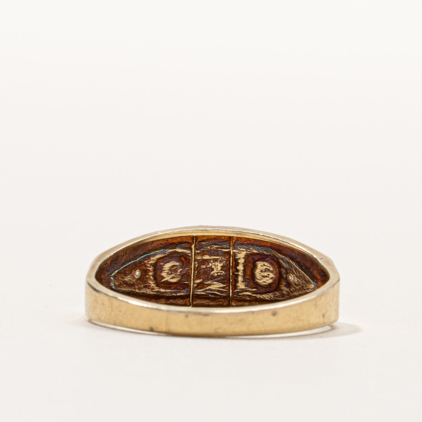 10k "Dad" Diamond Accented Ring | SZ 9.75