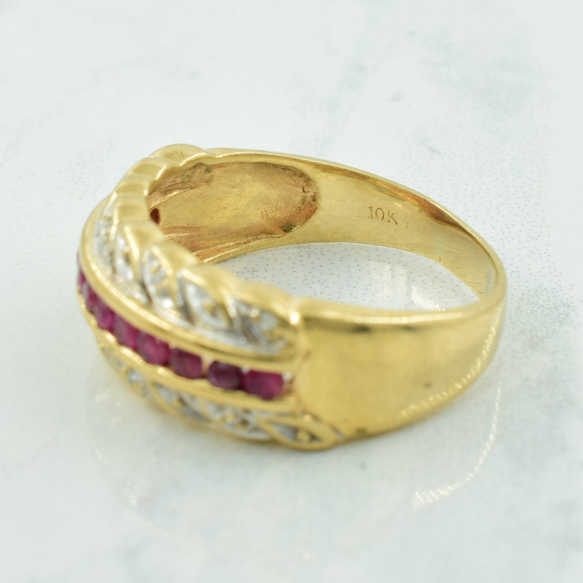 Ruby & Diamond Ring | 0.50ctw, 0.03ctw | SZ 8.25 |