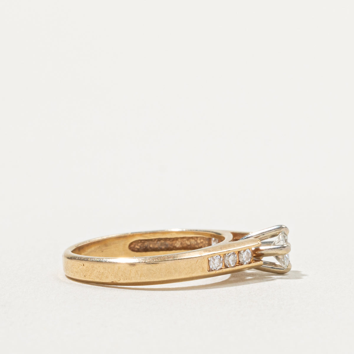 14k Yellow Gold Diamond Engagement Ring | 0.31ctw | SZ 4.5