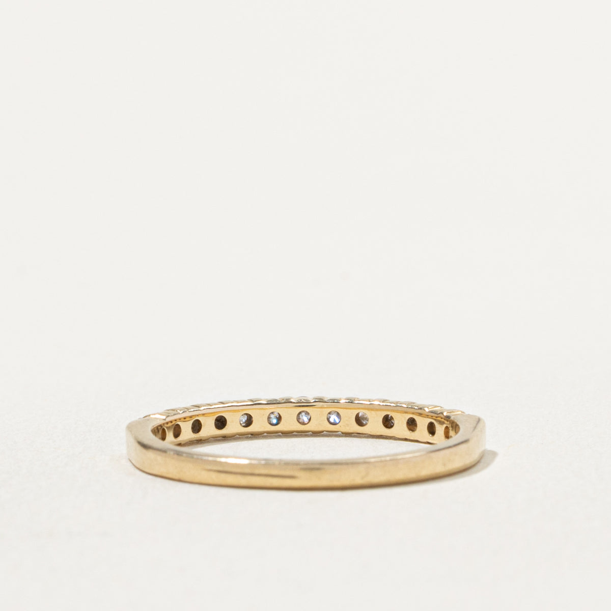 14k Semi Eternity Diamond Band | 0.26ctw | 1.49mm | SZ 5.5