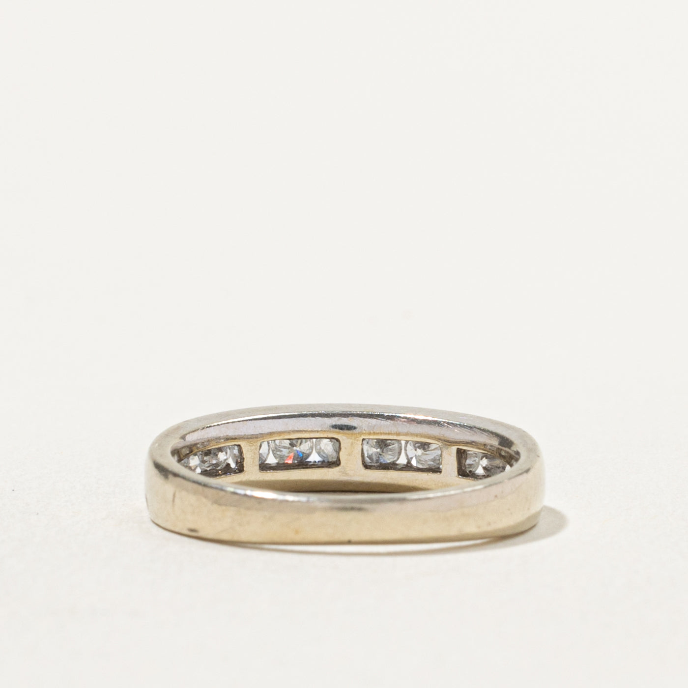 14k Semi Eternity Diamond Band | 0.30ctw | 3.97mm | SZ 4.25