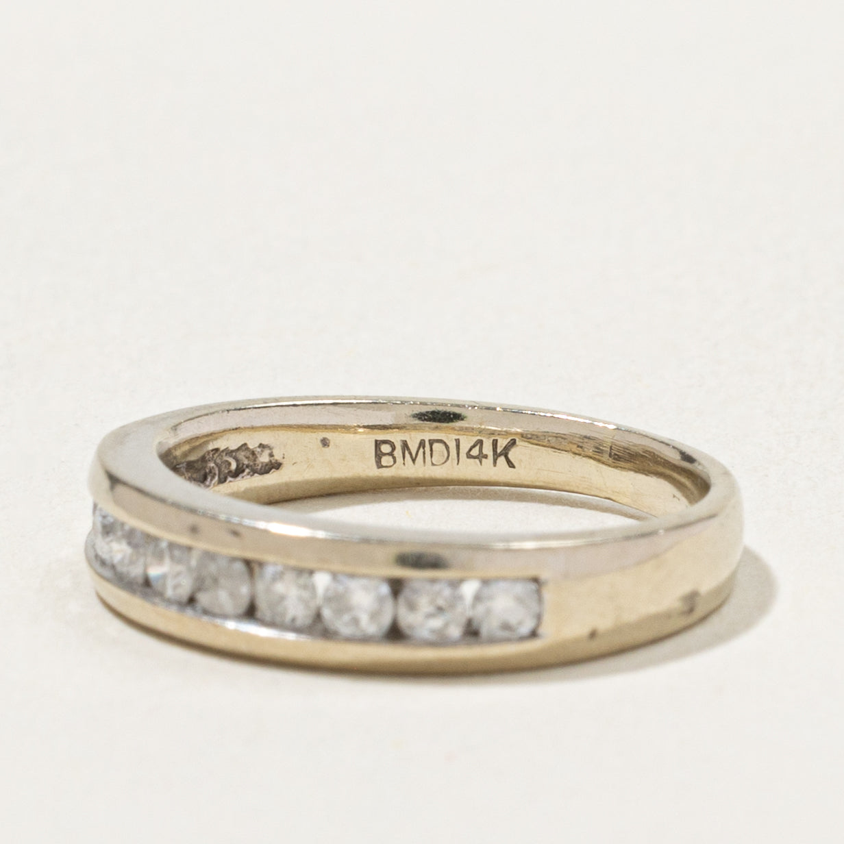 14k Semi Eternity Diamond Band | 0.30ctw | 3.97mm | SZ 4.25