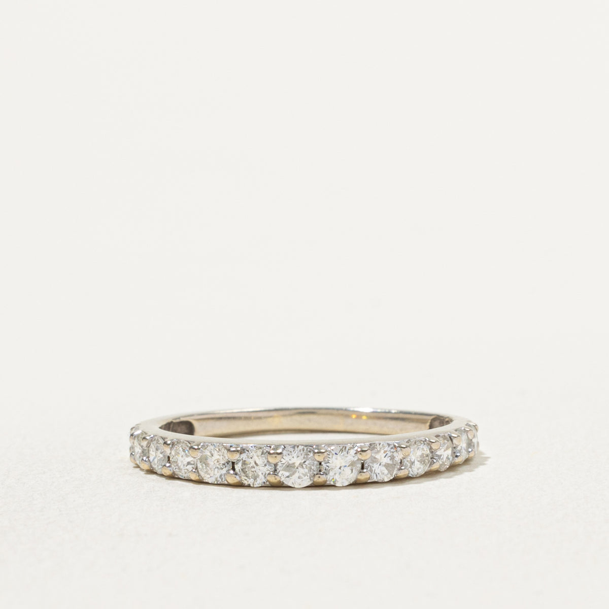 14k Semi Eternity Diamond Band | 0.43ctw | 2.5mm | SZ 6.75