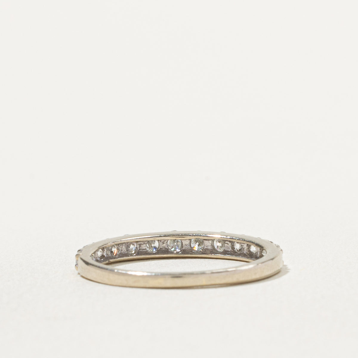 14k Semi Eternity Diamond Band | 0.43ctw | 2.5mm | SZ 6.75