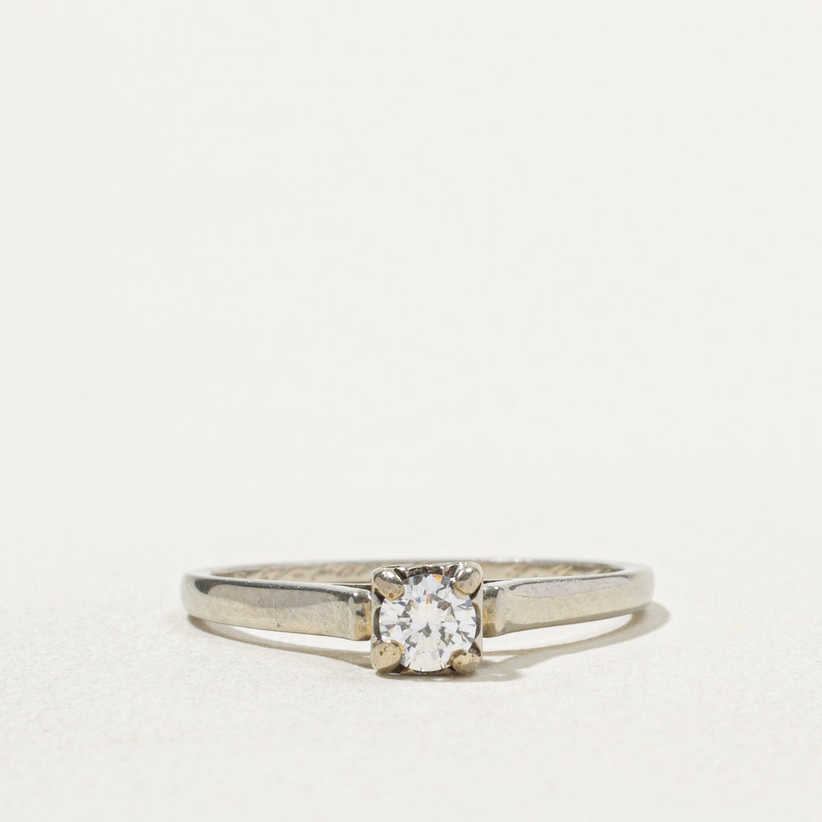 'Birks' Solitaire Diamond Ring | 0.21ct | SZ 6