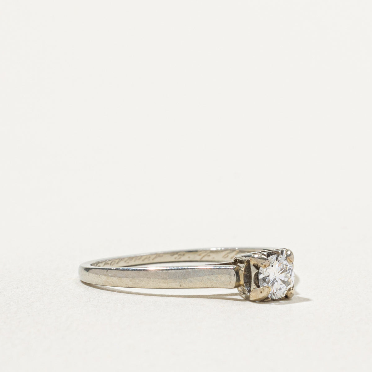 'Birks' Solitaire Diamond Ring | 0.21ct | SZ 6