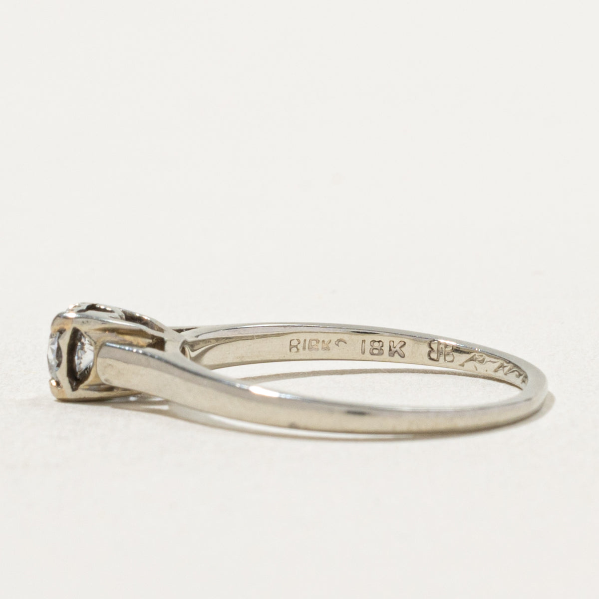 'Birks' Solitaire Diamond Ring | 0.21ct | SZ 6