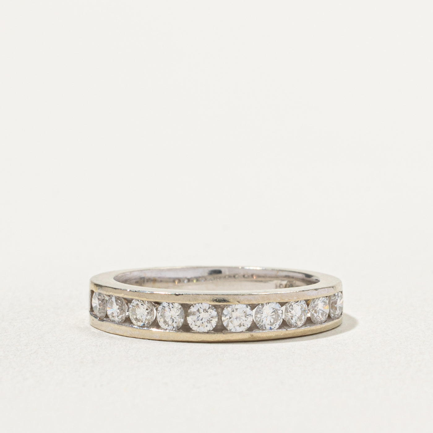 18k Semi Eternity Channel Set Diamond Band | 0.50ctw | 4.0mm | SZ 6.5