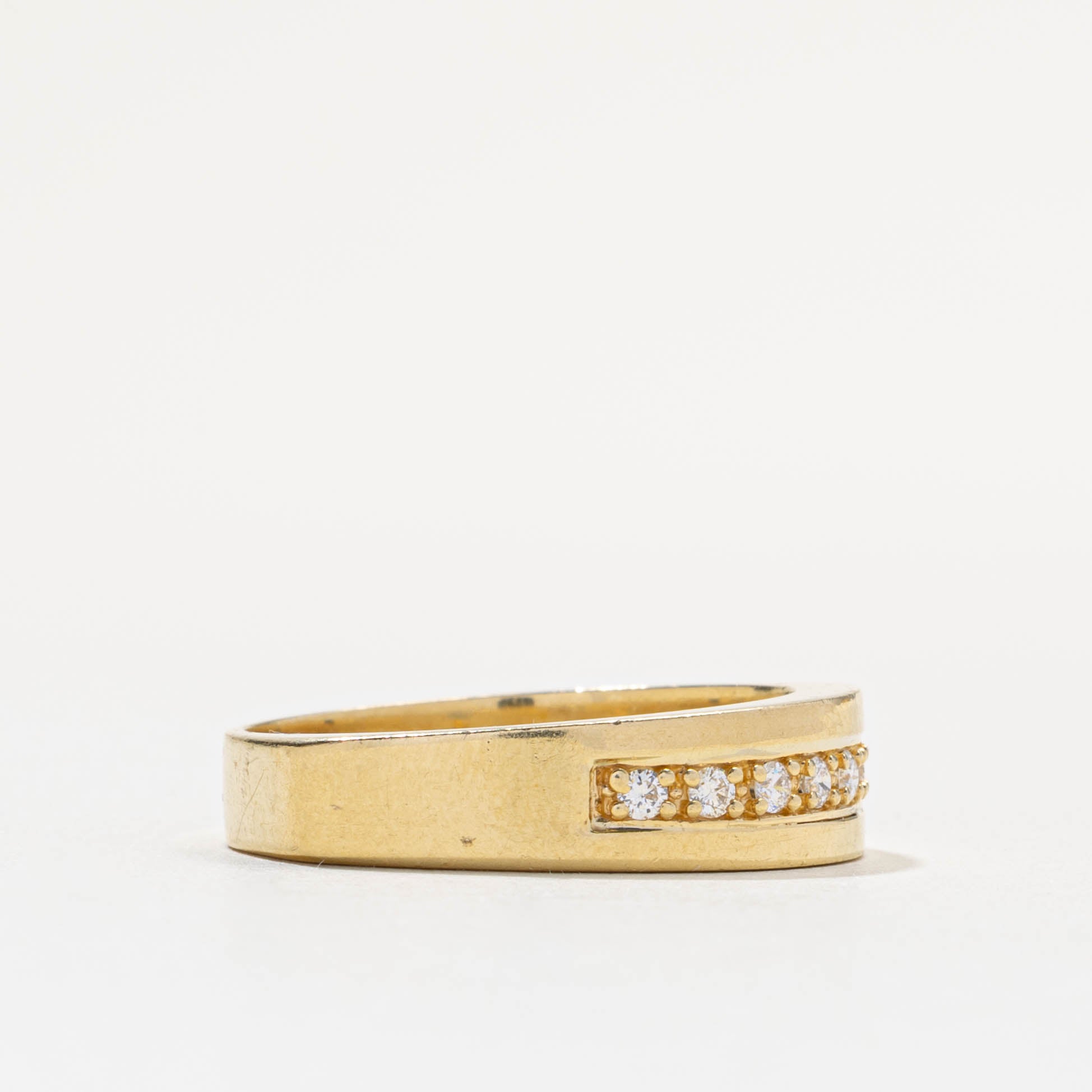18k Semi-Eternity Diamond Channel Set Ring | 0.30ctw | SZ 11.75