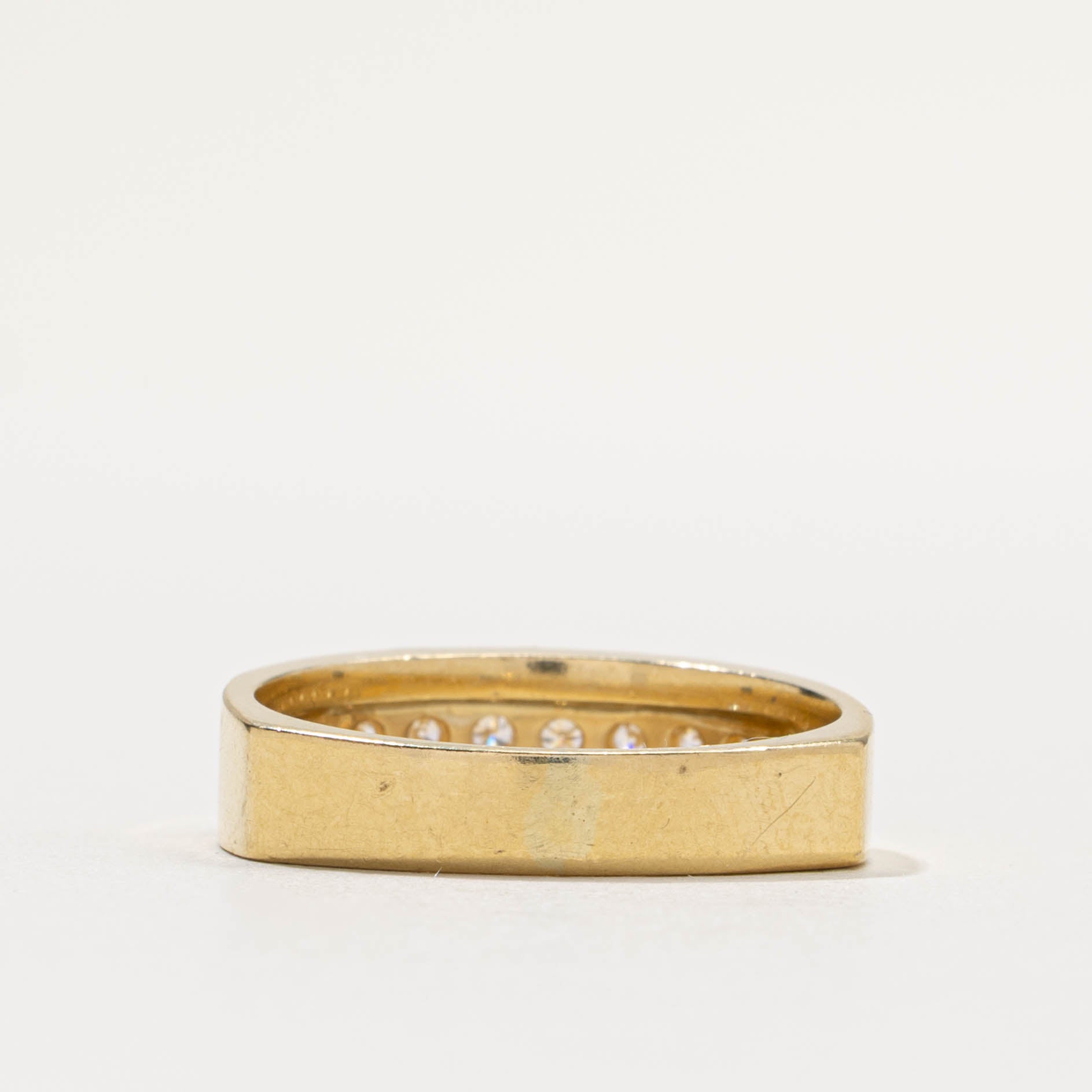 18k Semi-Eternity Diamond Channel Set Ring | 0.30ctw | SZ 11.75