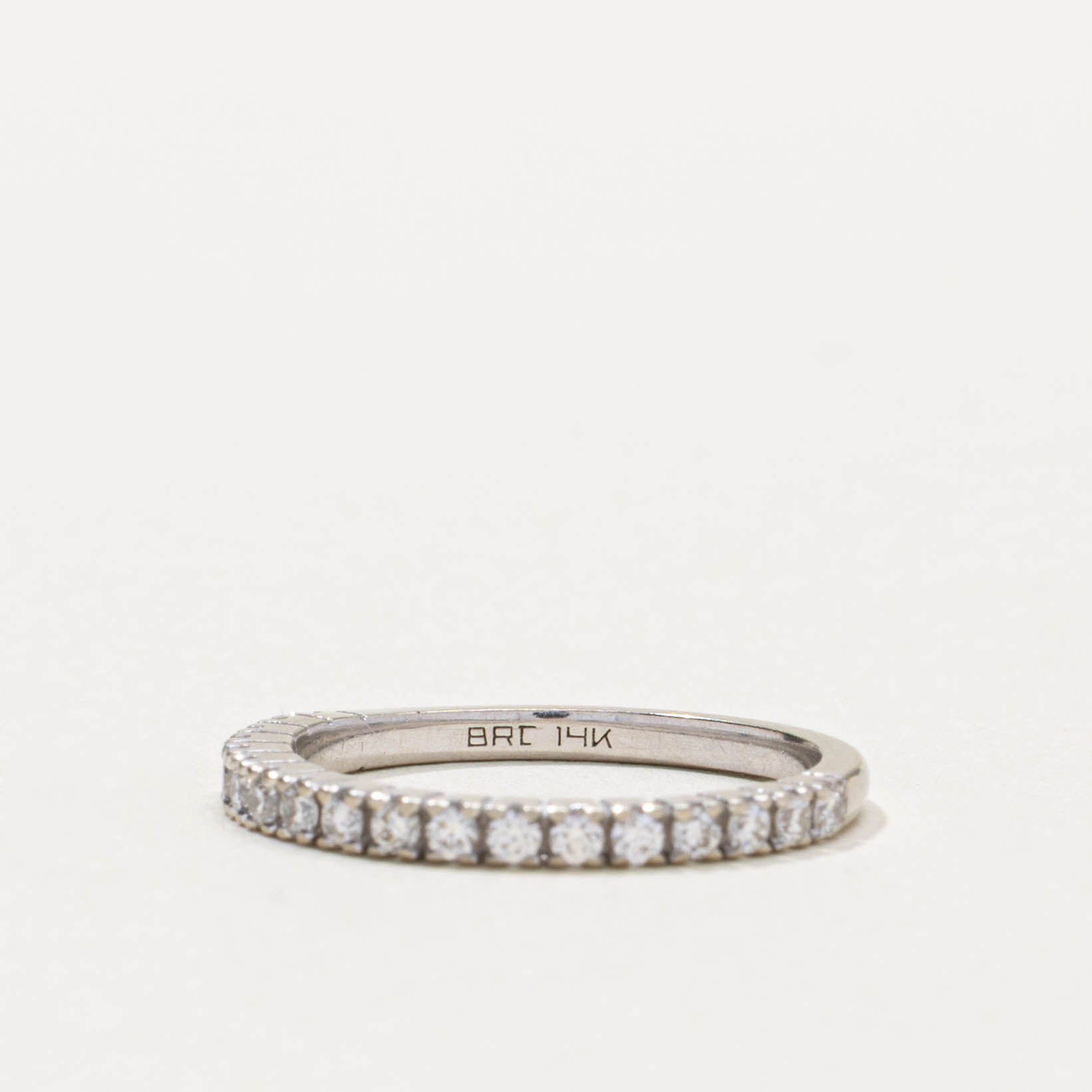 14k Semi-Eternity Diamond Band | 0.27ctw | 2mm | SZ 5