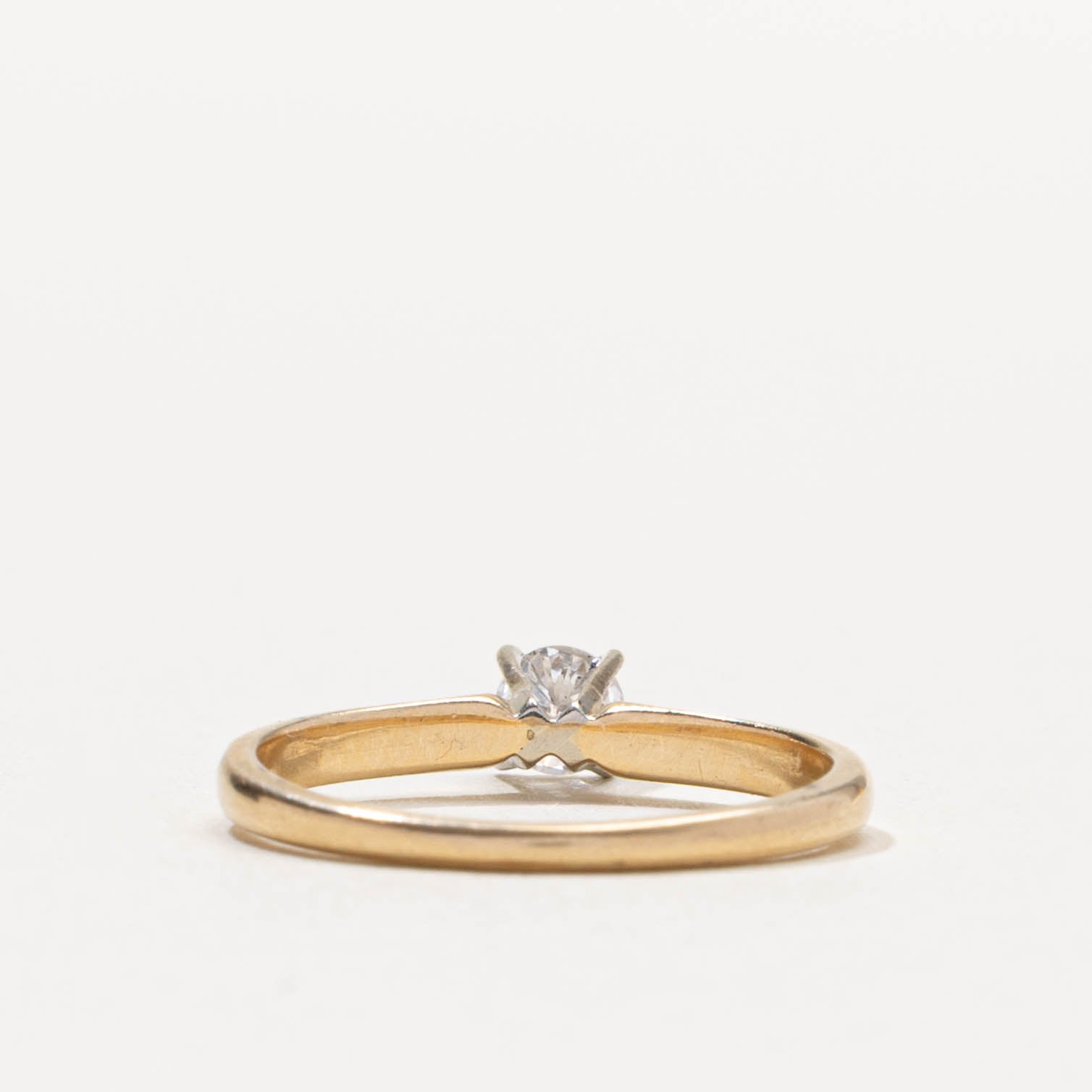 14k Solitaire Diamond Engagement Ring | 0.21ct | SZ 5