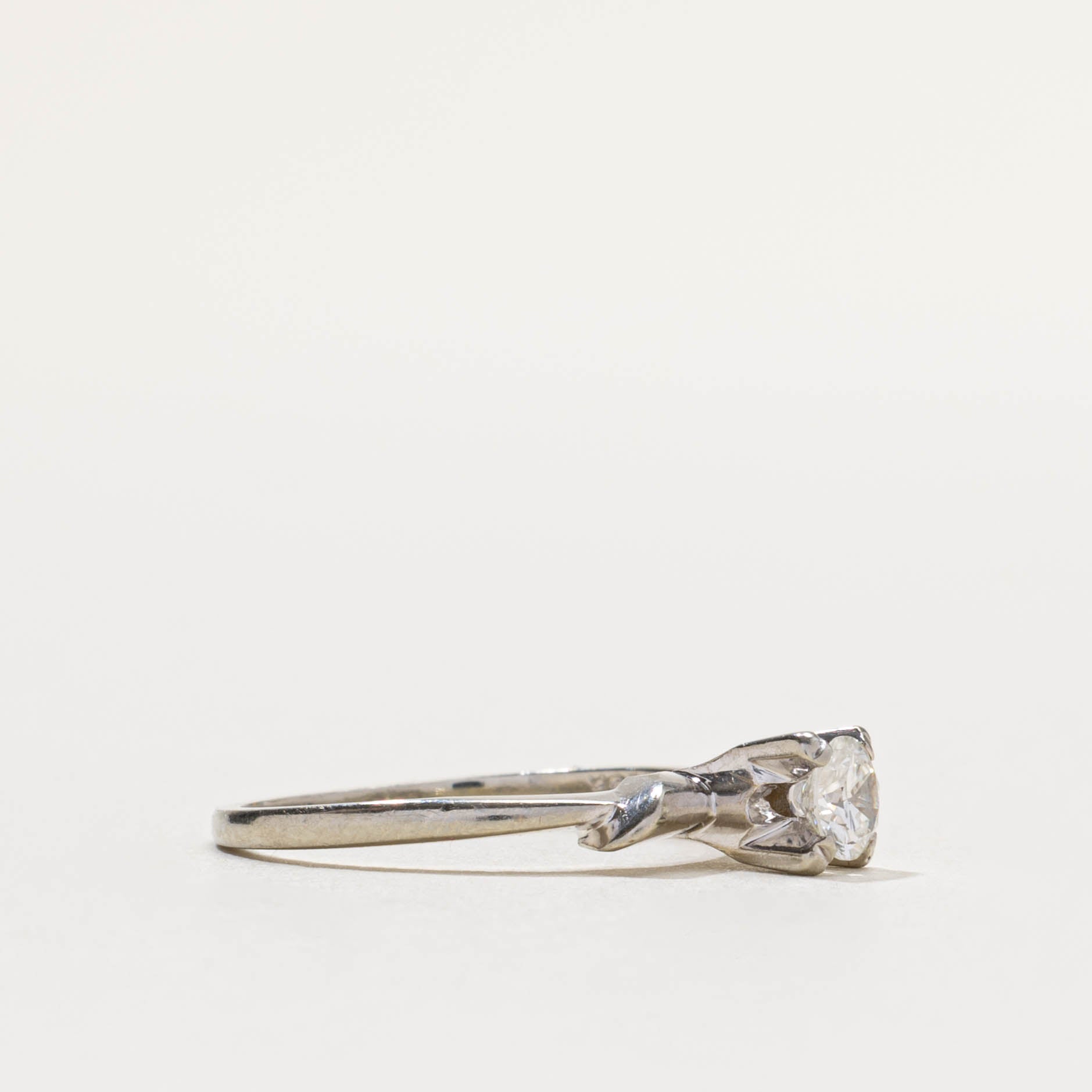 18k Solitaire Diamond Engagement Ring | 0.28ct VS1 H/I | SZ 5.75