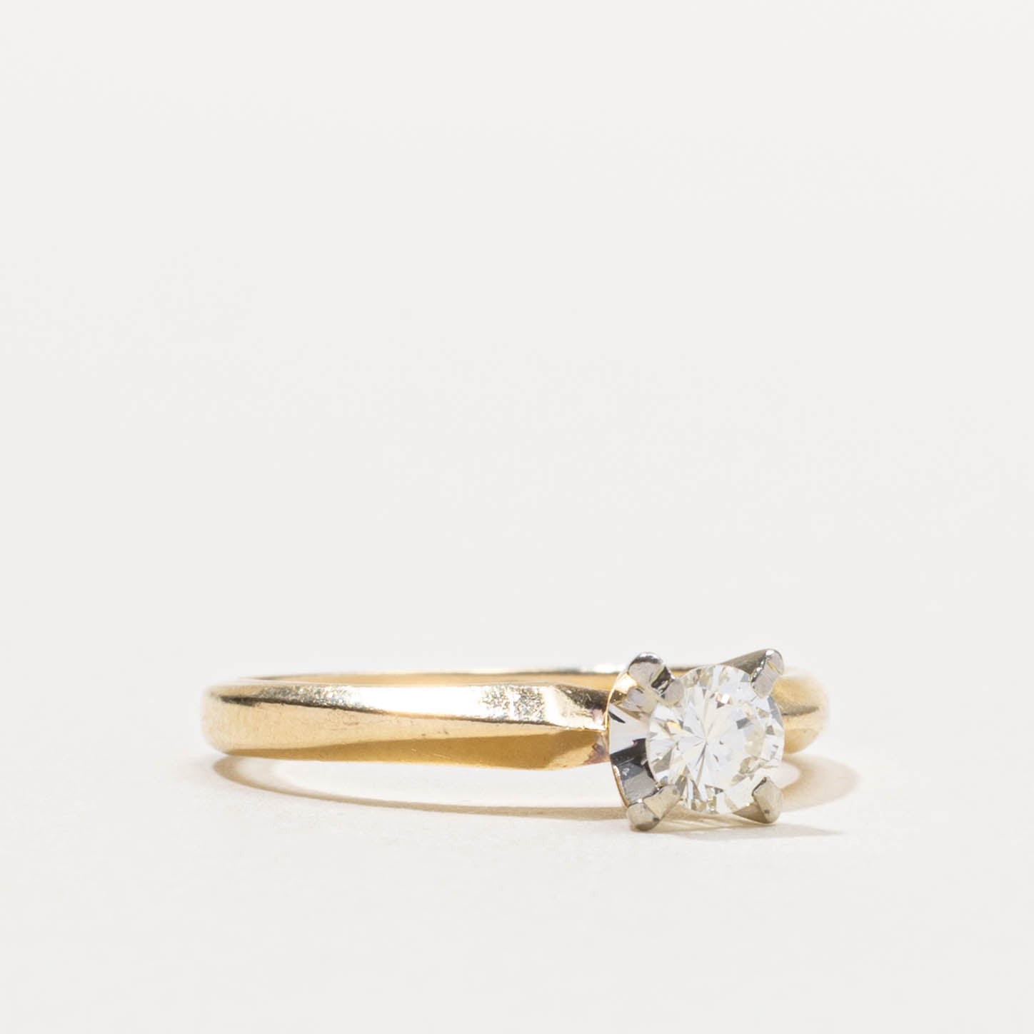 14k Solitaire Diamond Engagement Ring | 0.30ct VS2 H/I | SZ 5.75