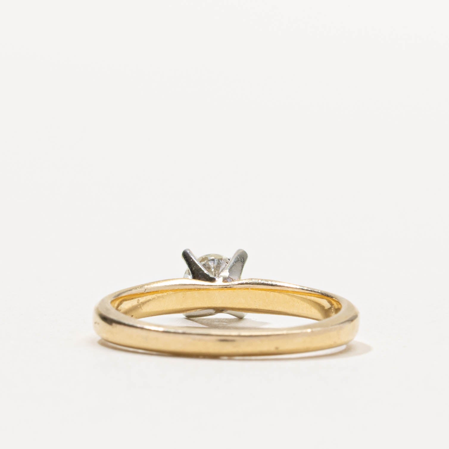 14k Solitaire Diamond Engagement Ring | 0.30ct VS2 H/I | SZ 5.75
