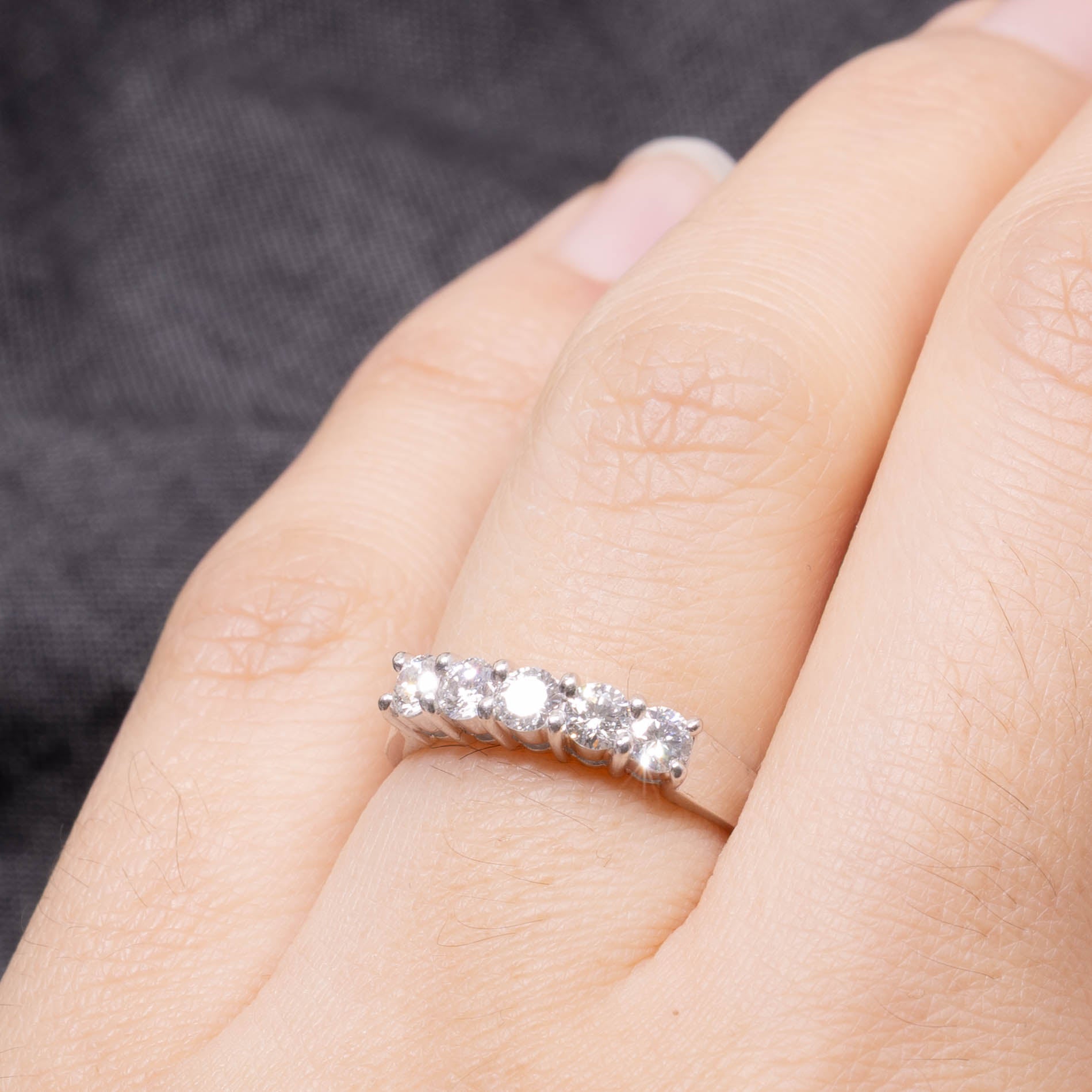 14k Five Stone Diamond Ring | 0.52ctw | SZ 3.75