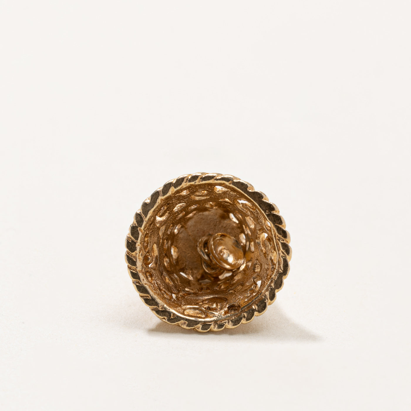 10k Ornate Openwork Bell Charm