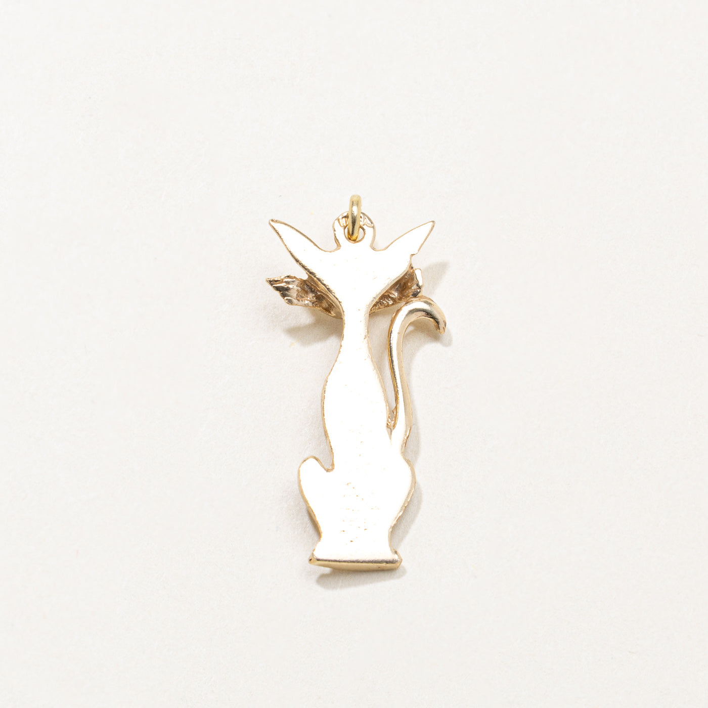 10k Sitting Cat Charm