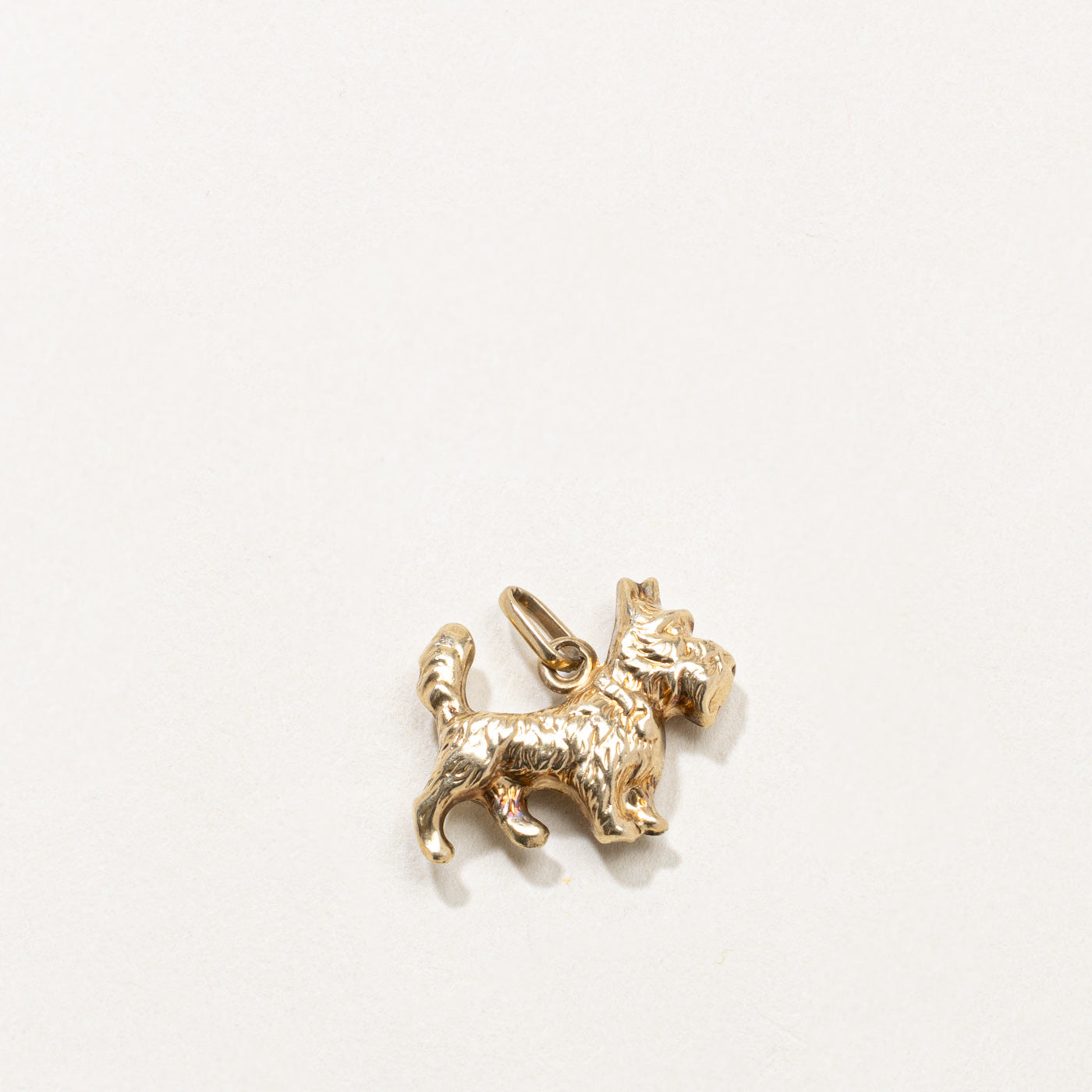 9k Scottish Terrier Dog Charm