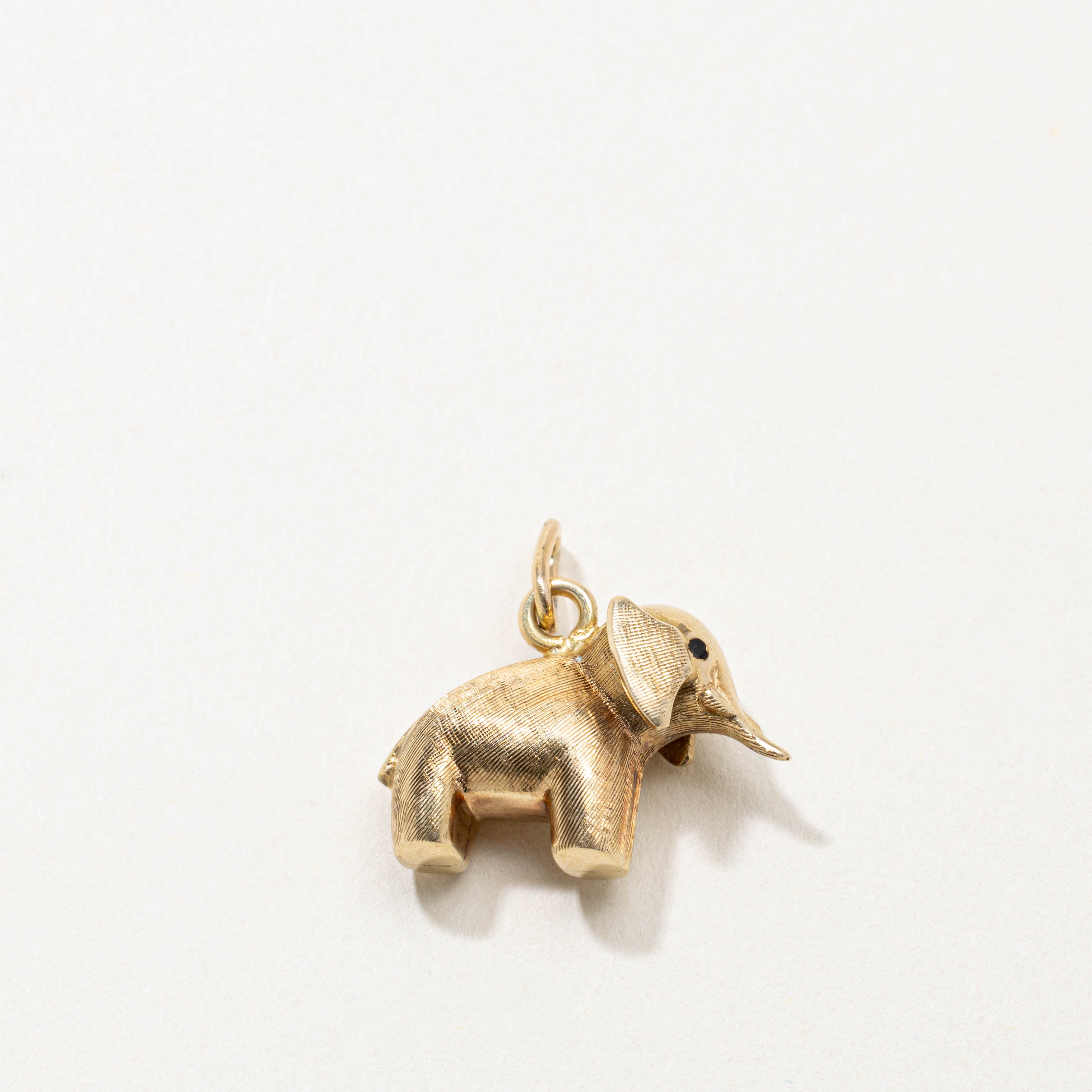 14k Elephant Charm