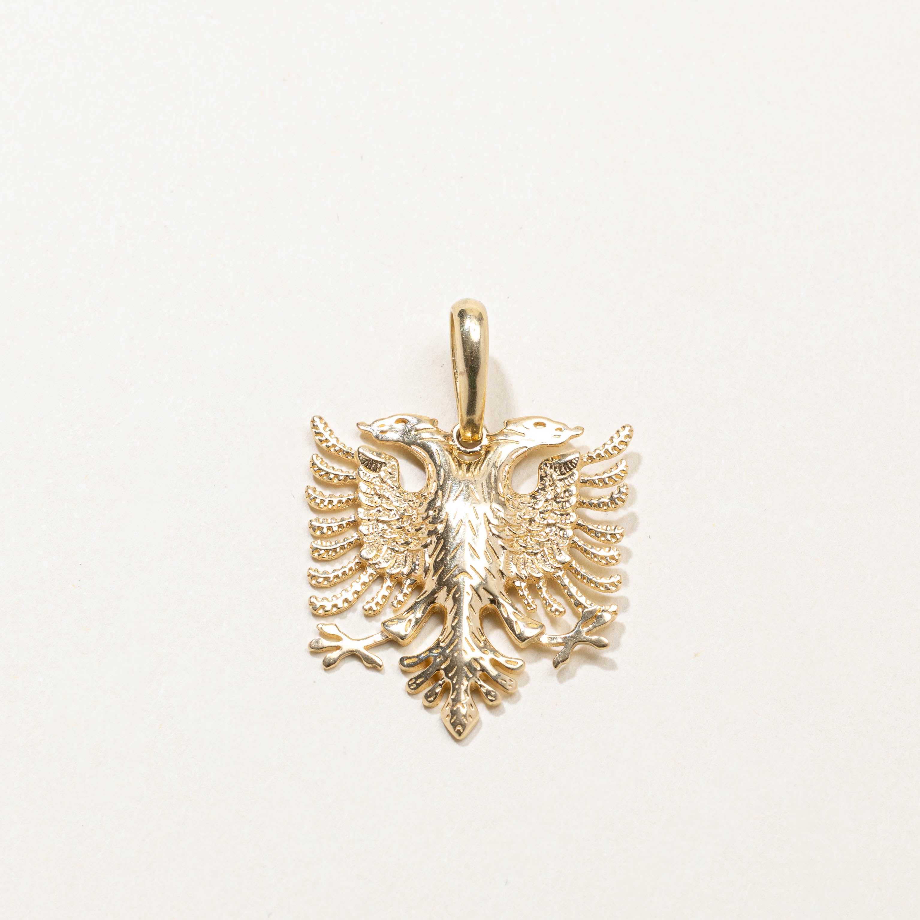 14k Double-Headed Eagle Pendant