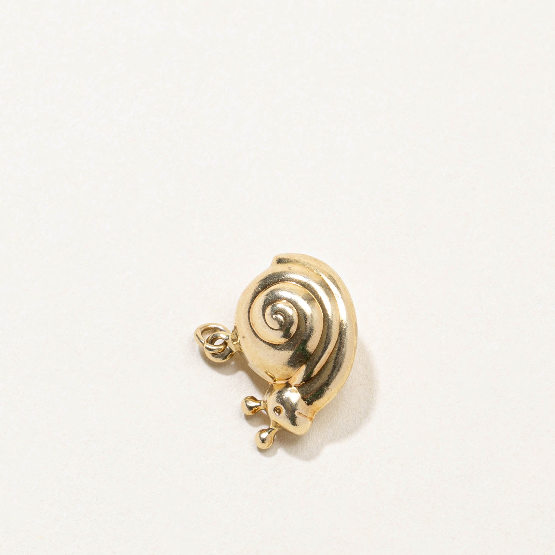 14k Snail Charm