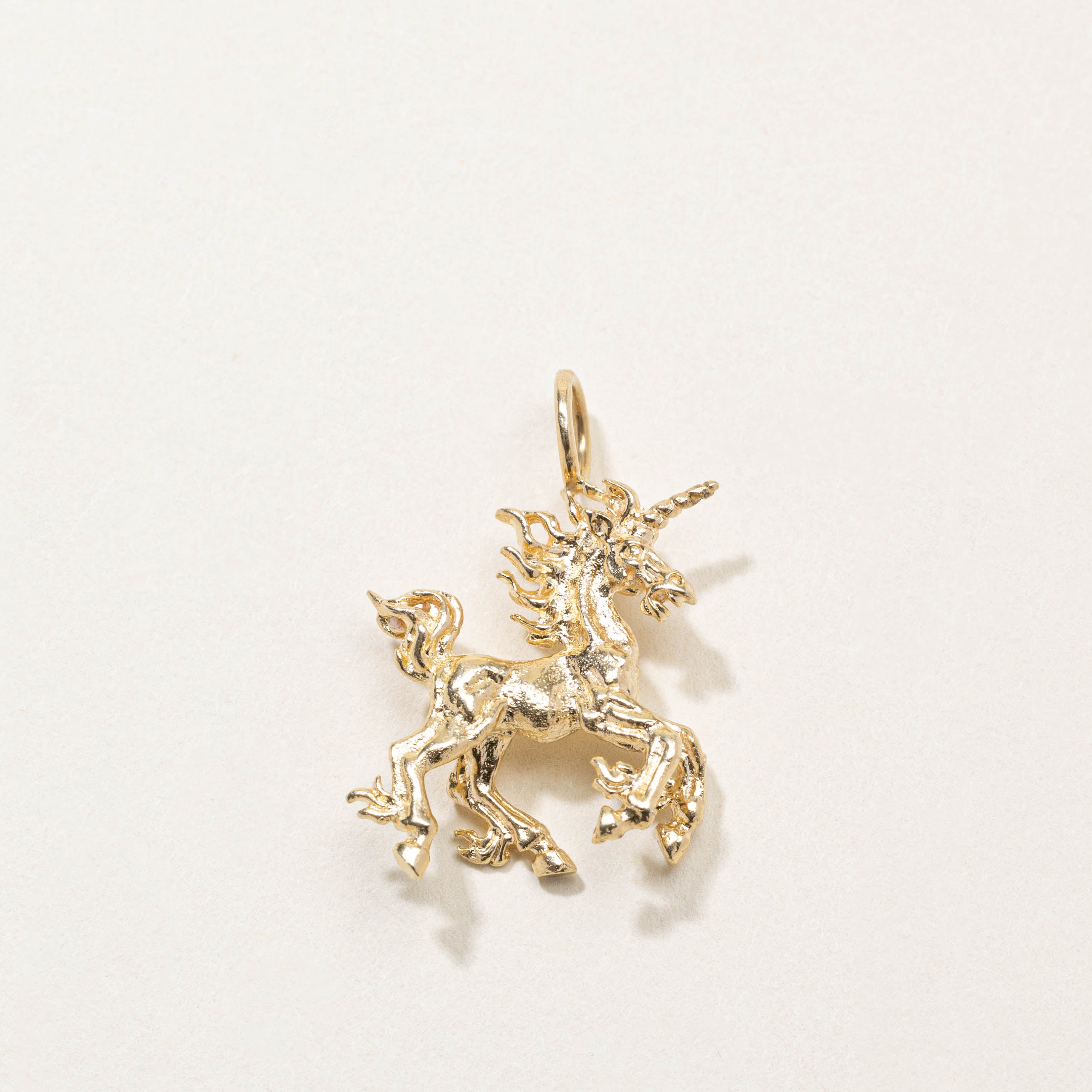 14k Unicorn Charm