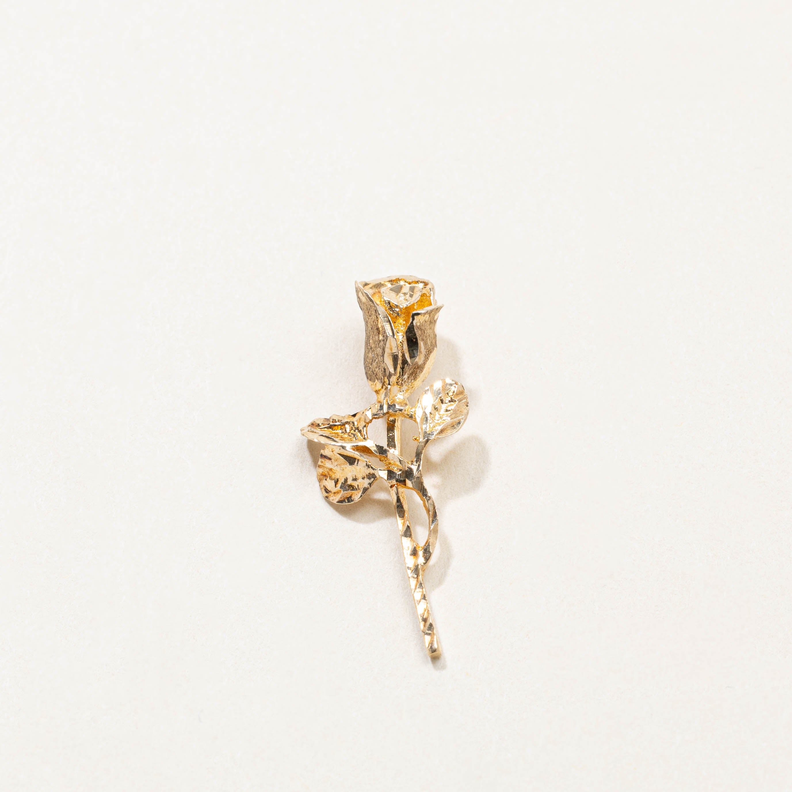 10k Rose Pendant