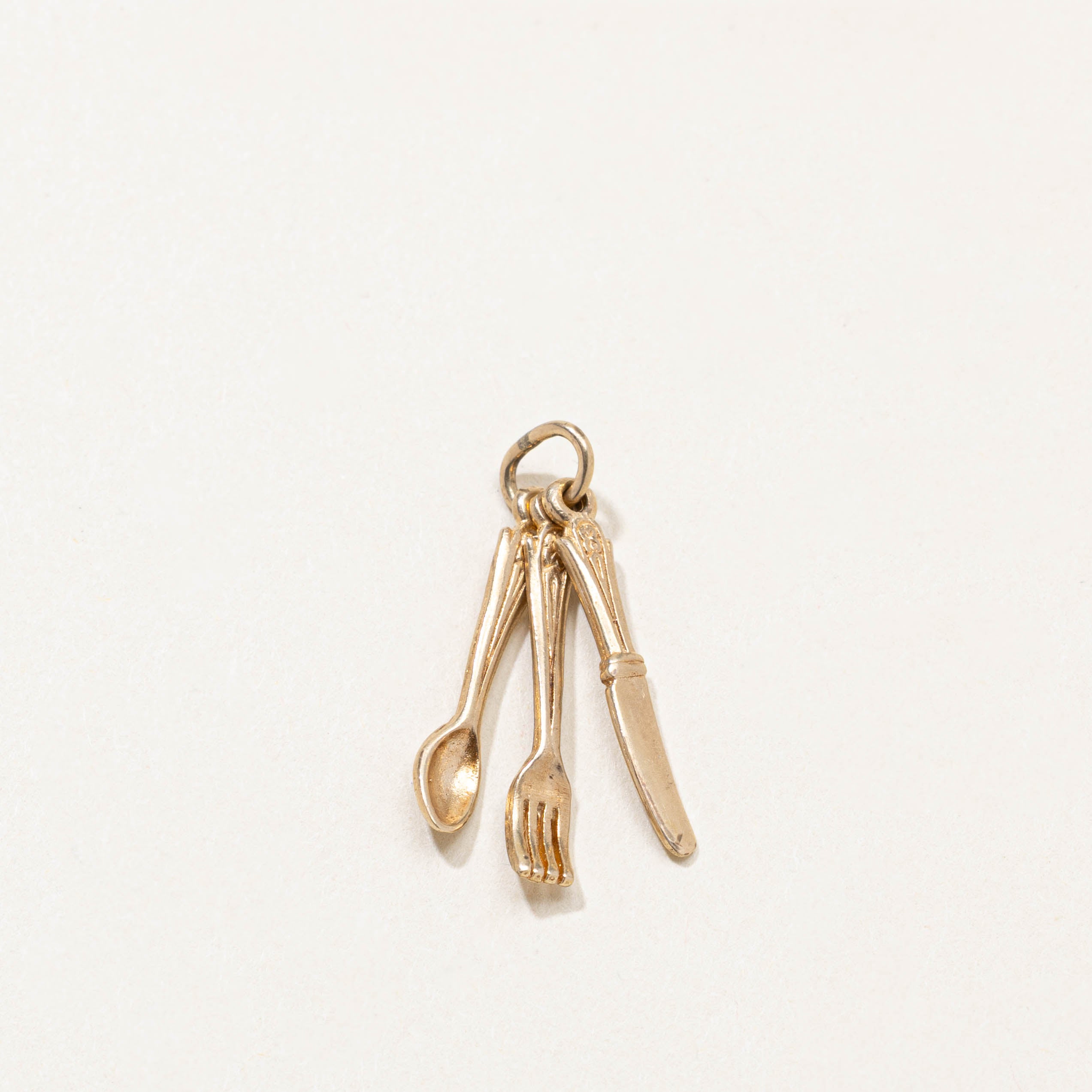 10k Cutlery Charm