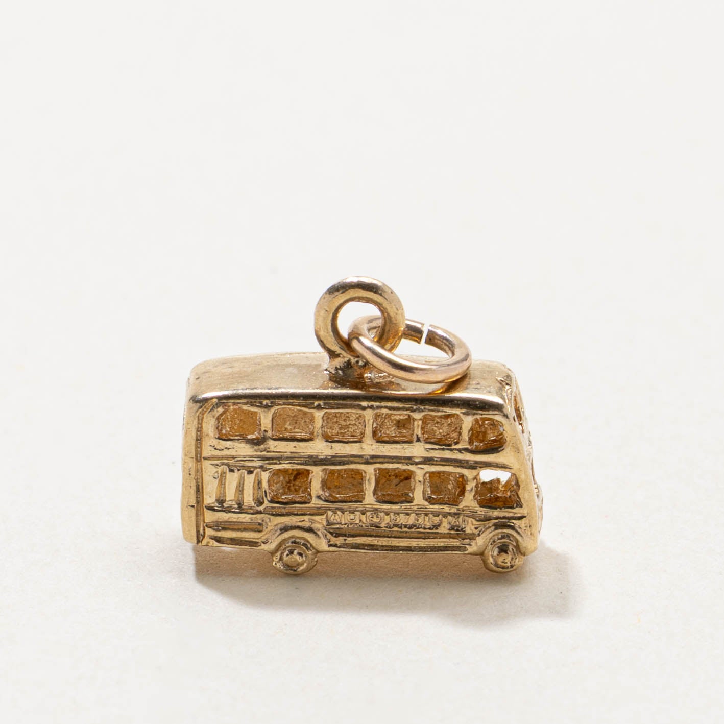 9k Double Decker Bus Charm