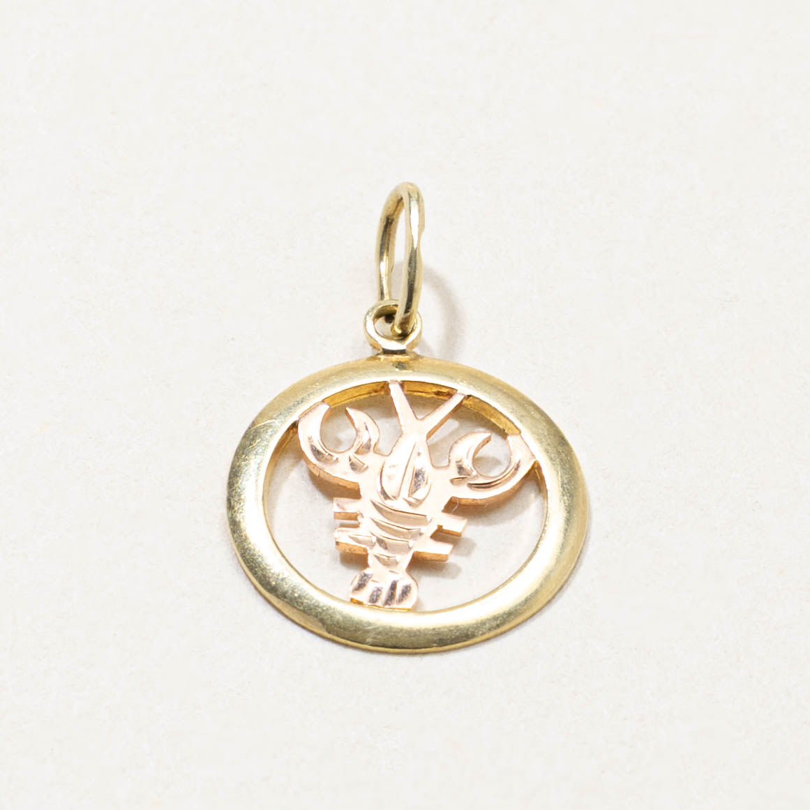 14k Scorpio Zodiac Charm